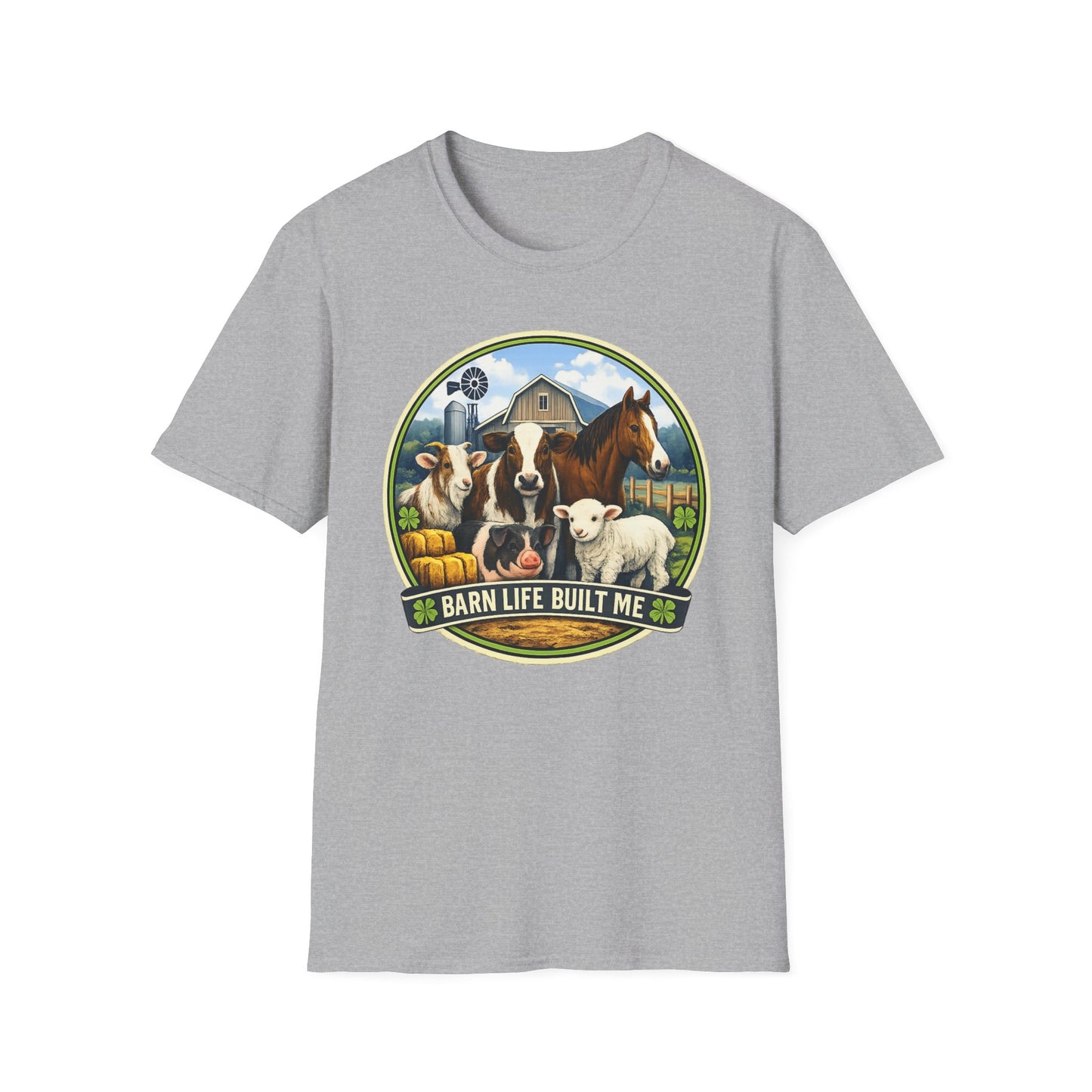 BARN LIFE BUILT ME - Large Animals - Unisex T-Shirt