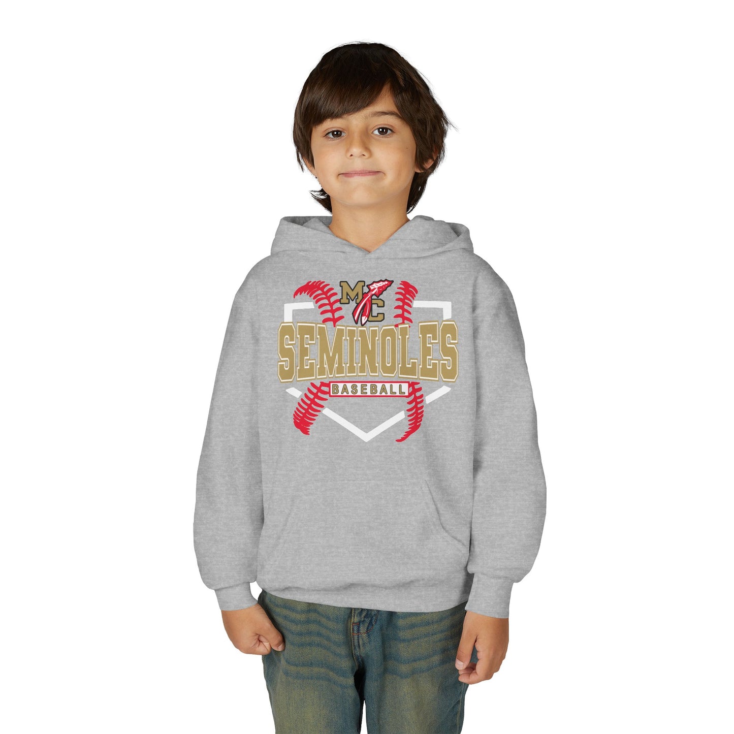 MC Seminoles Baseball 2 Youth Hoodie