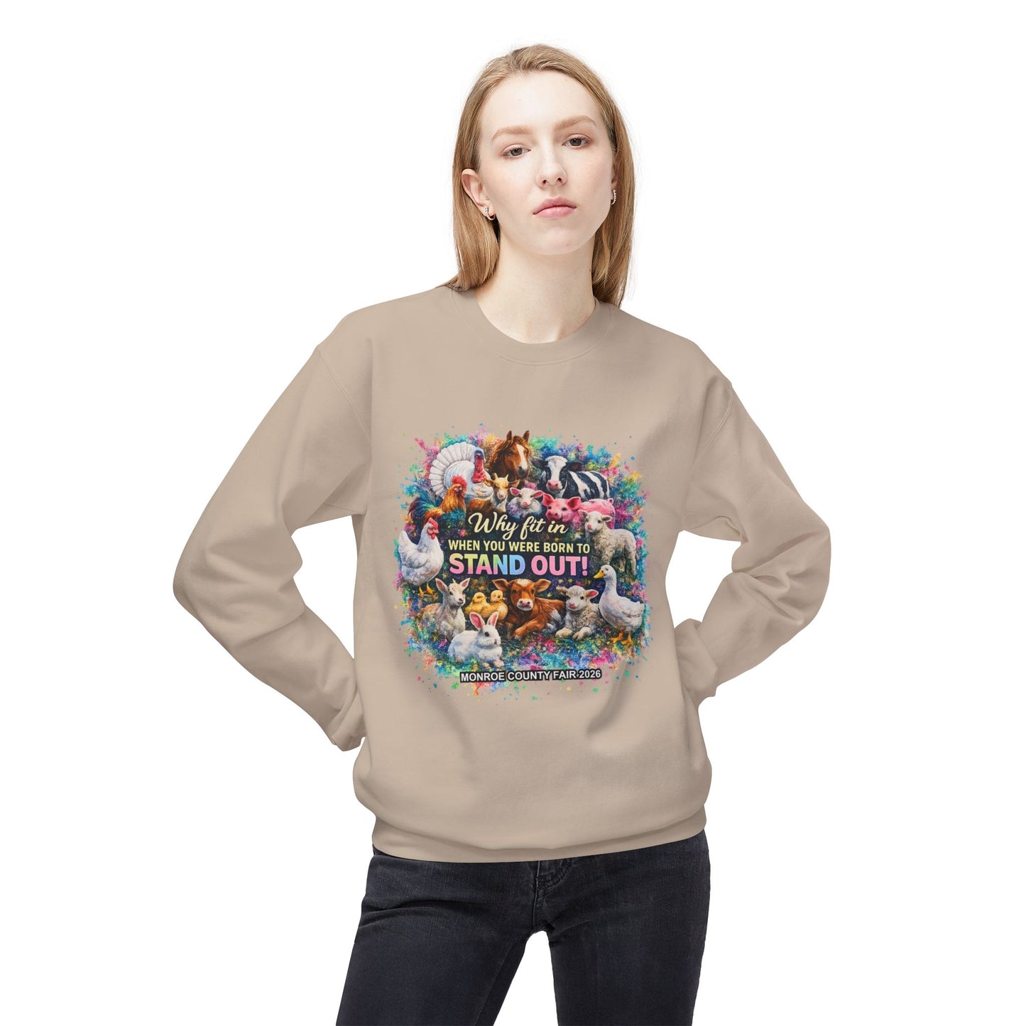MONROE COUNTY FAIR 2026 - Crewneck Sweatshirt