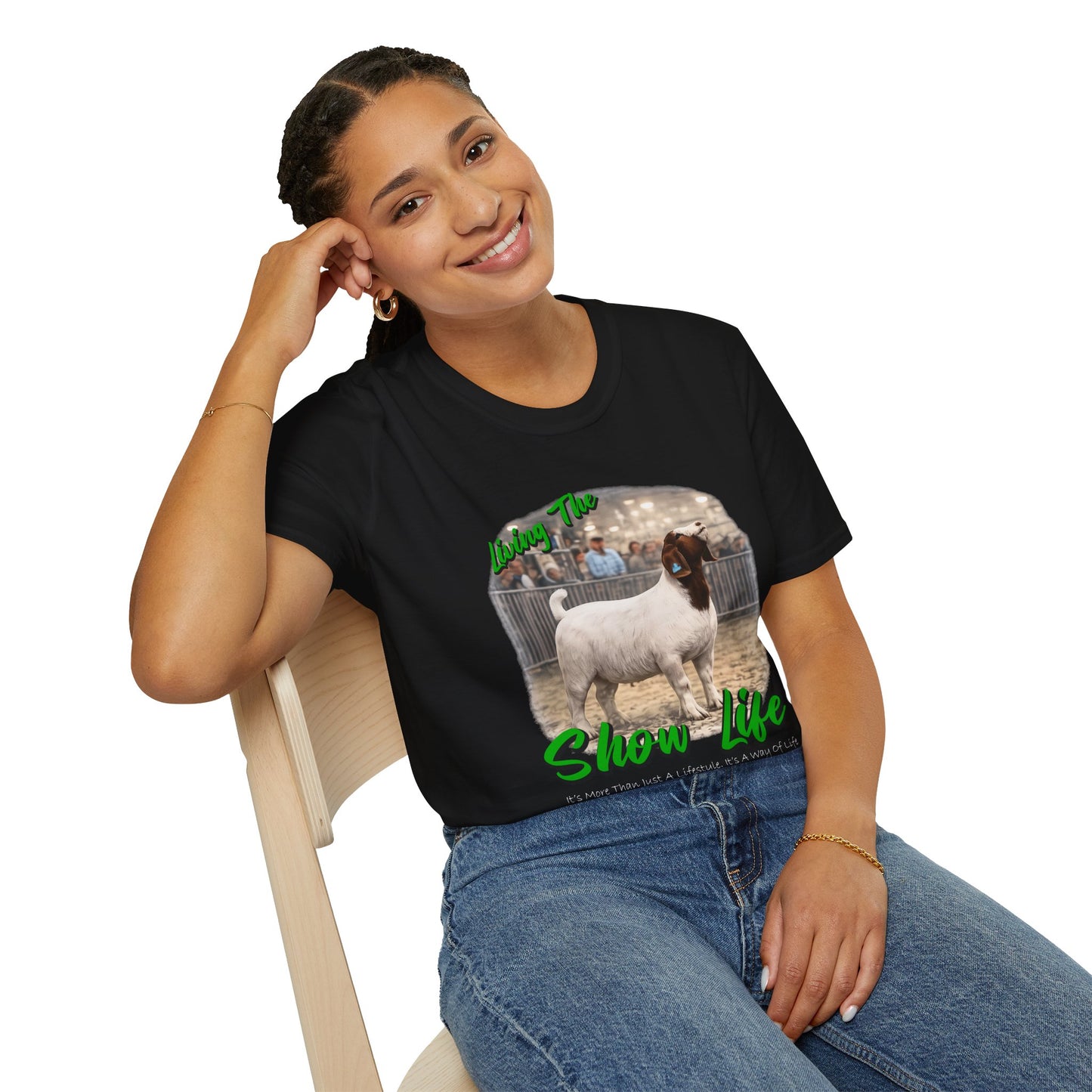 Living the Show Life - Goats - Unisex T-Shirt