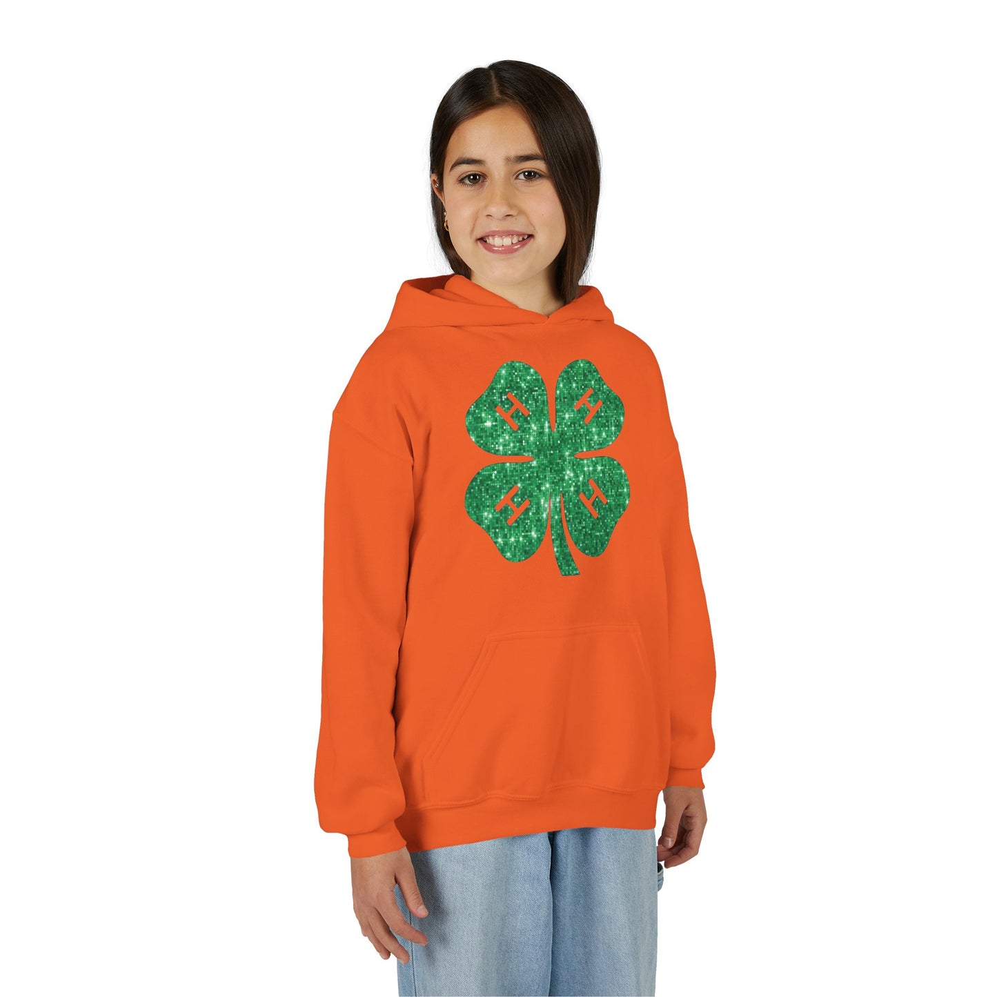 4-H GLITTER - Youth Hoodie