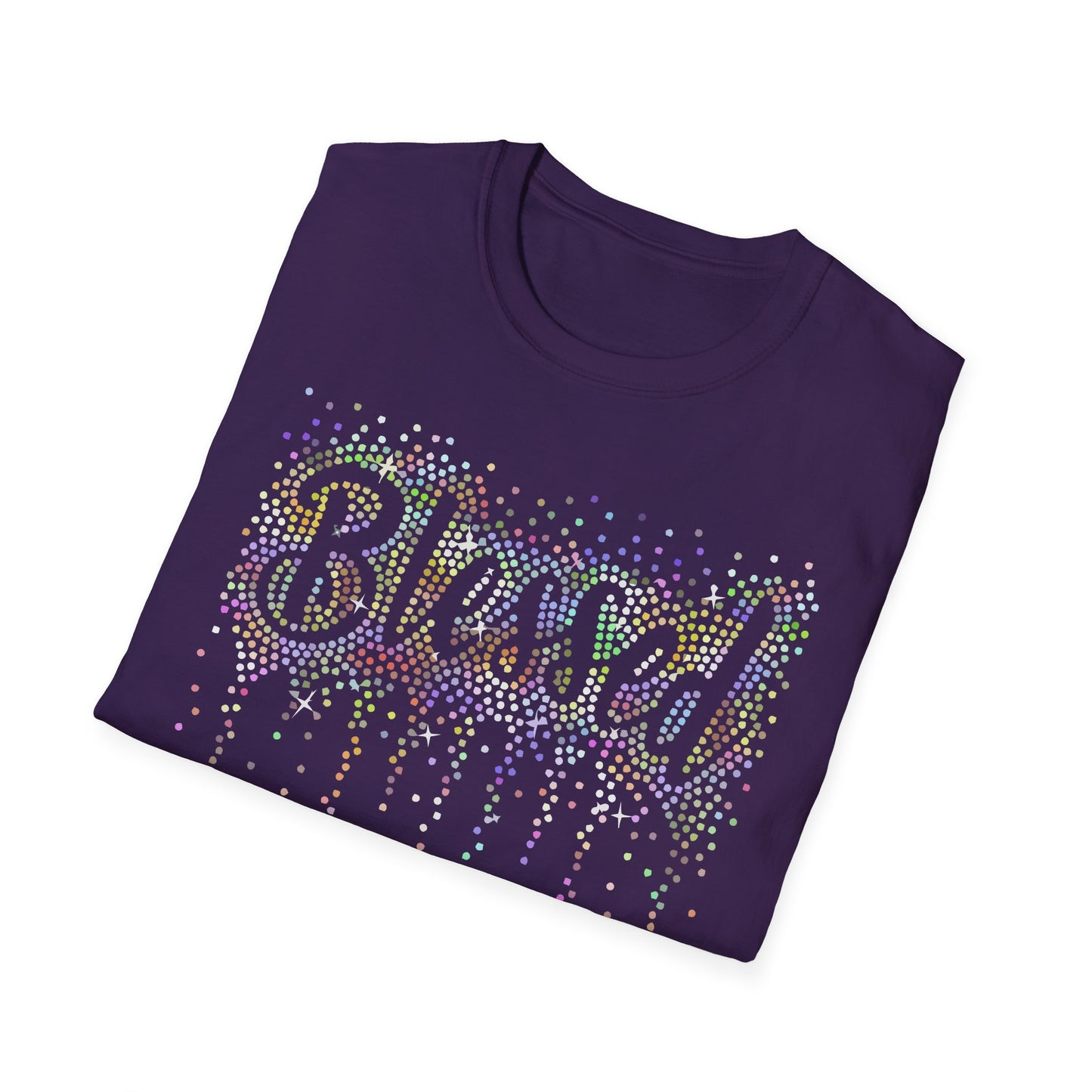 BLESSED - Holographic Rhinestones