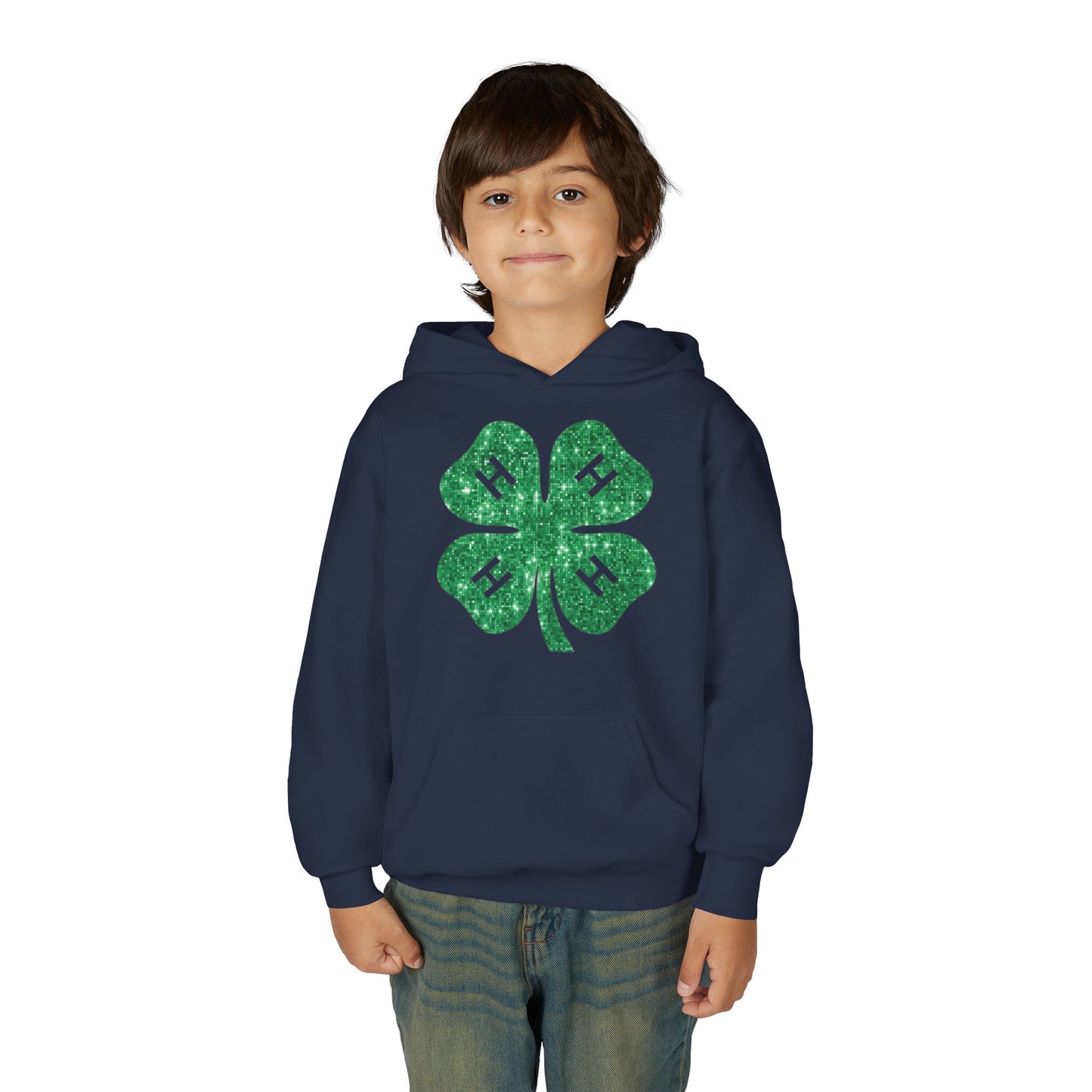 4-H GLITTER - Youth Hoodie