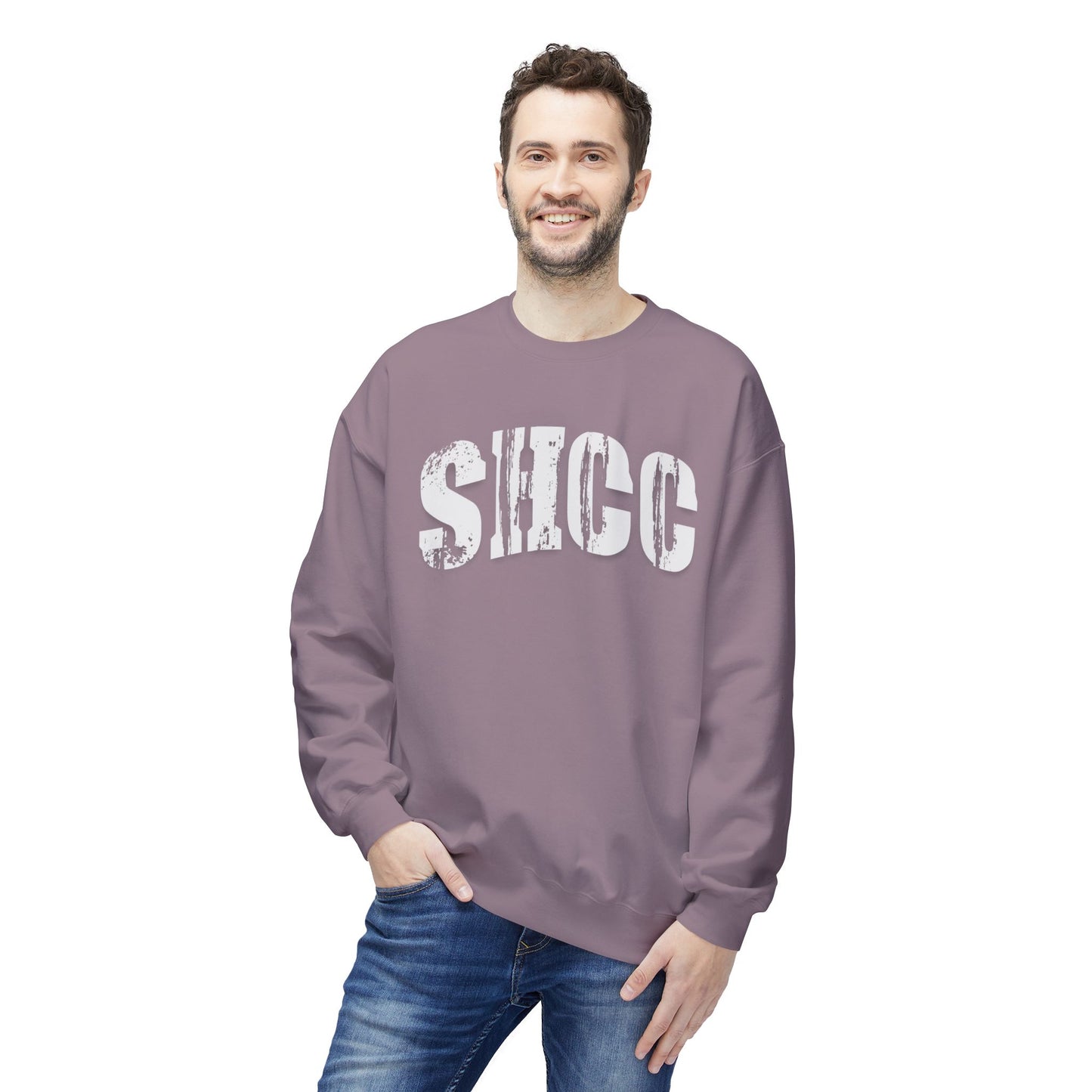 SHCC Distressed Vintage Logo Crewneck Sweatshirt