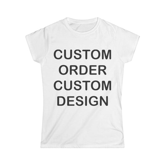 Custom Ordern Women's T-Shirt - RHINESTONES
