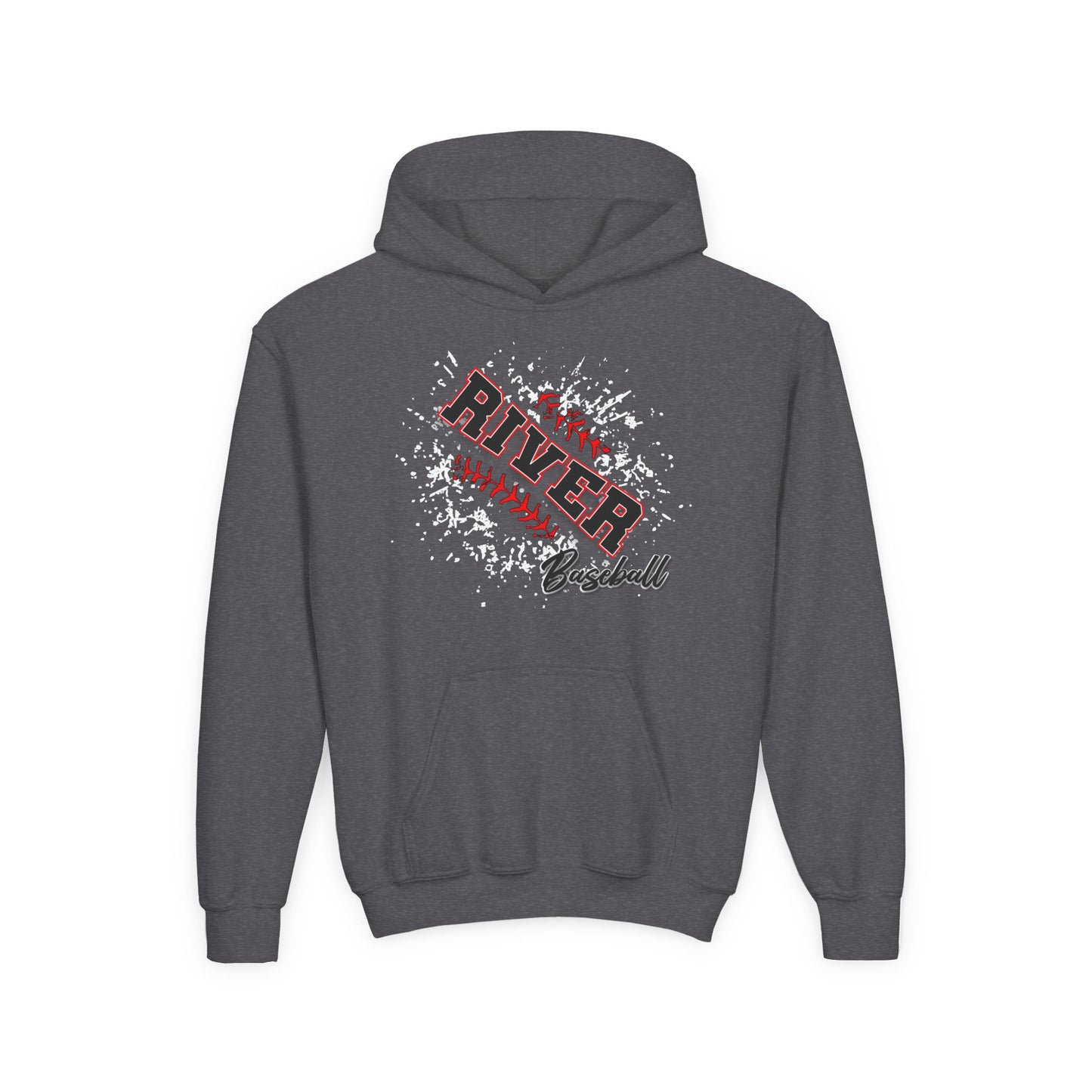 River Baseball 1 Youth Hoodie