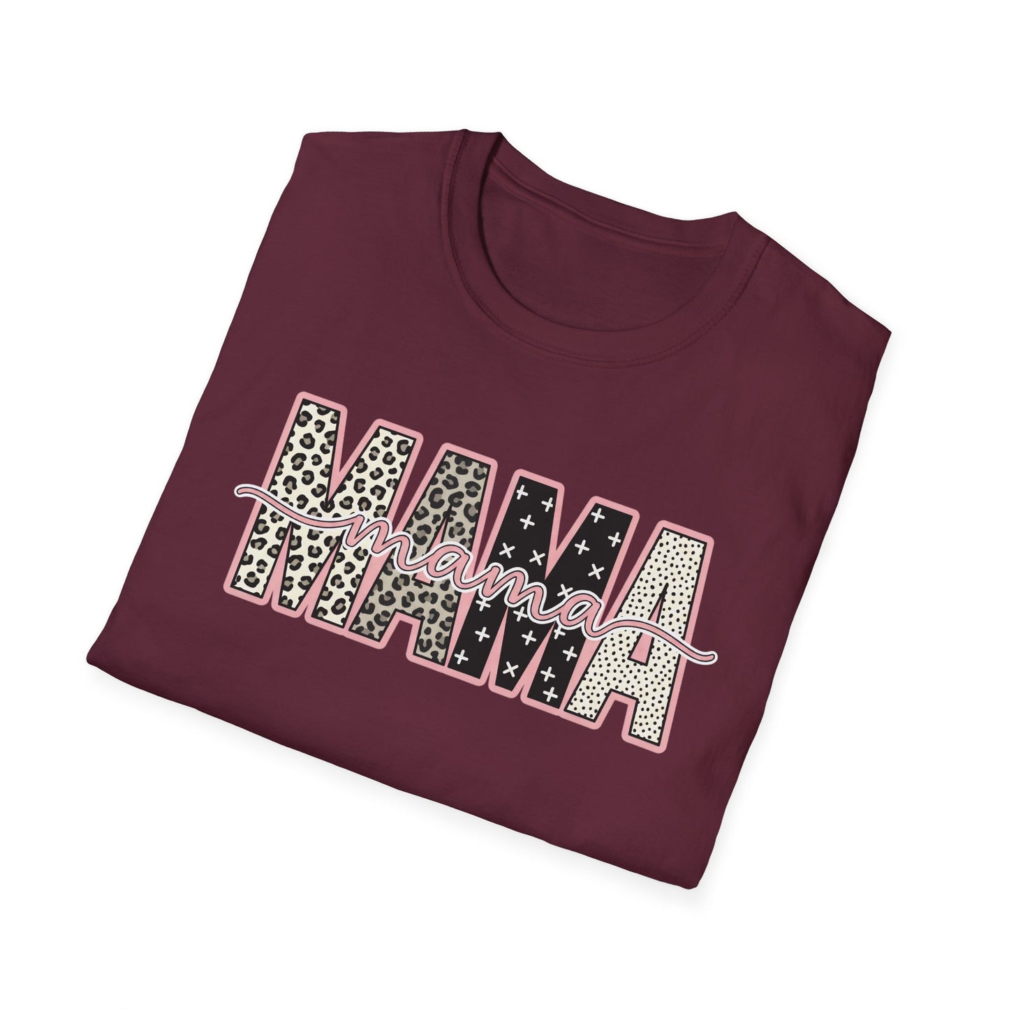 MAMA Leopard Print T-Shirt