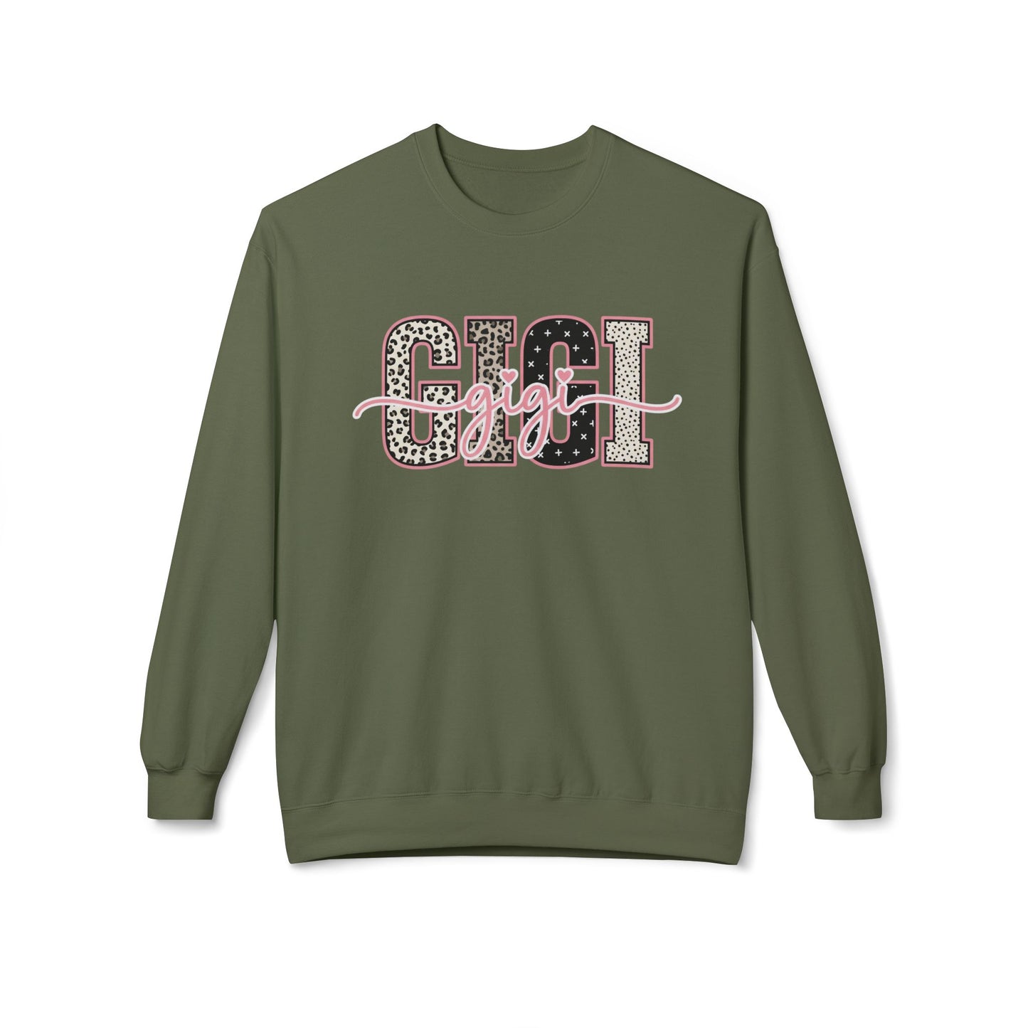 GIGI Leopard Floral Crewneck Sweatshirt