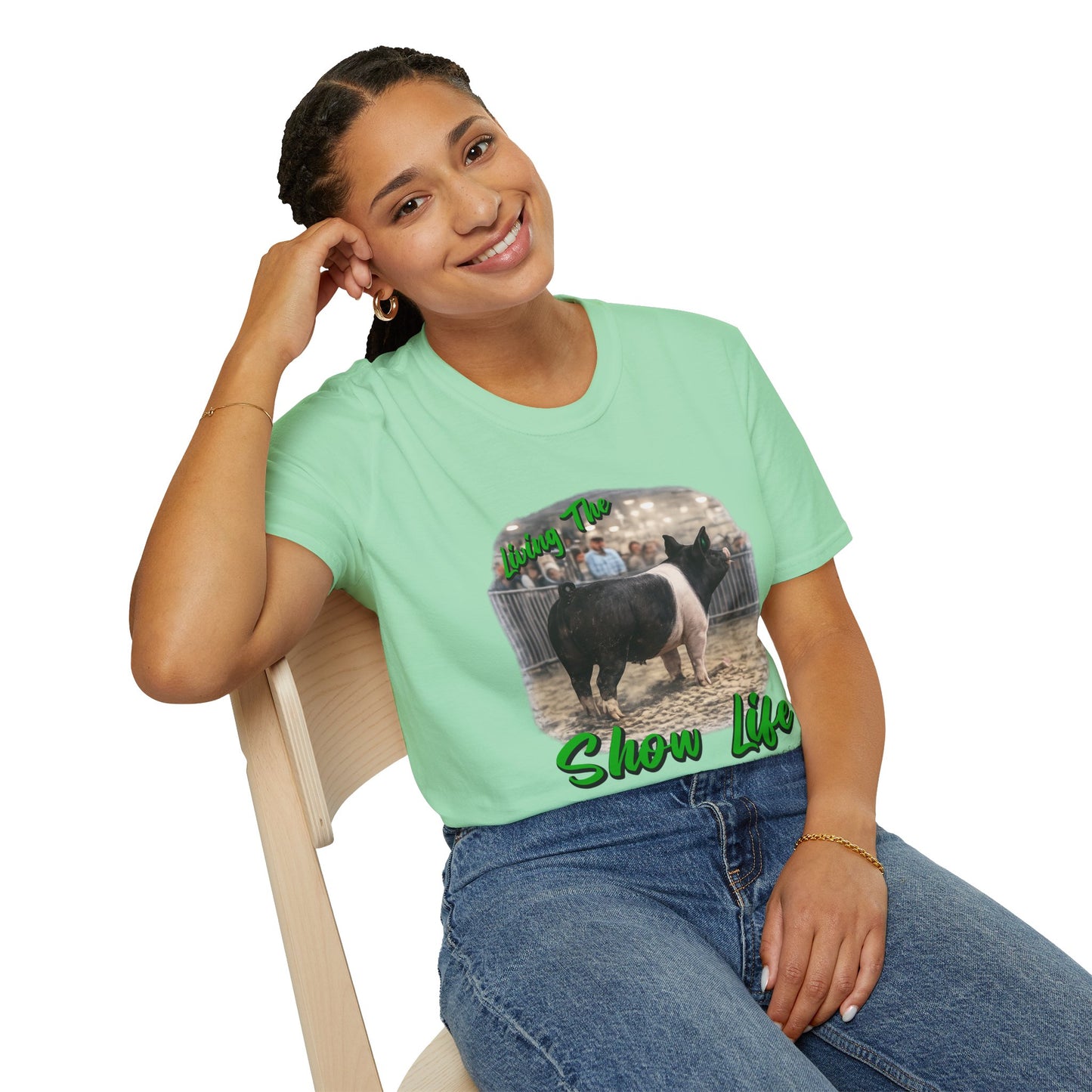 Living the Show Life - Pigs - Unisex T-Shirt