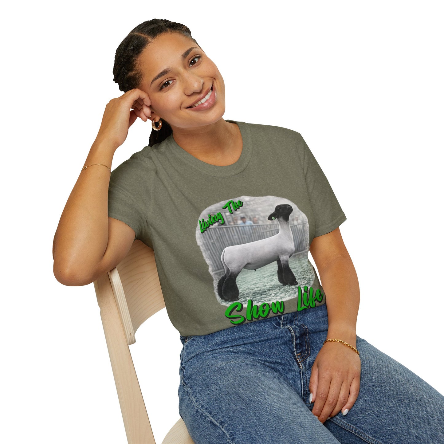 Living the Show Life - Sheep - Unisex T-Shirt