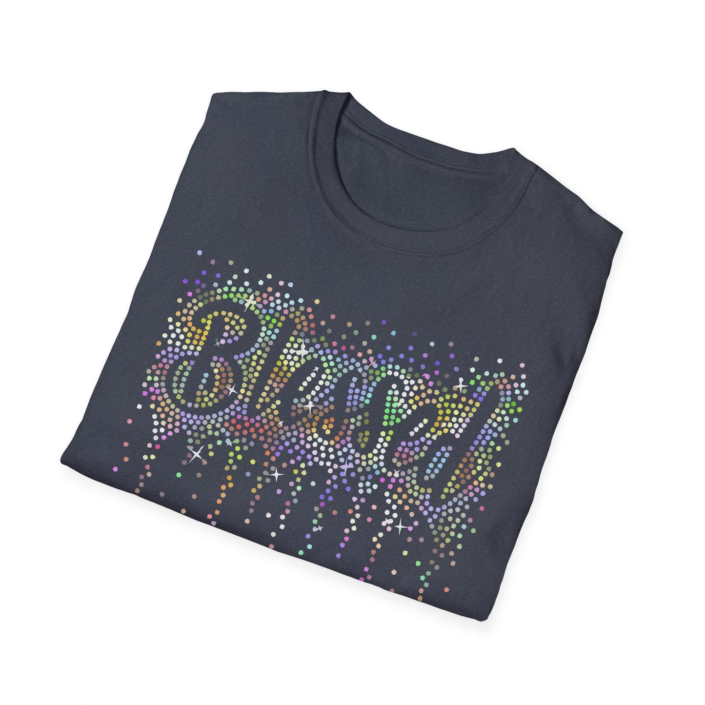 BLESSED - Holographic Rhinestones