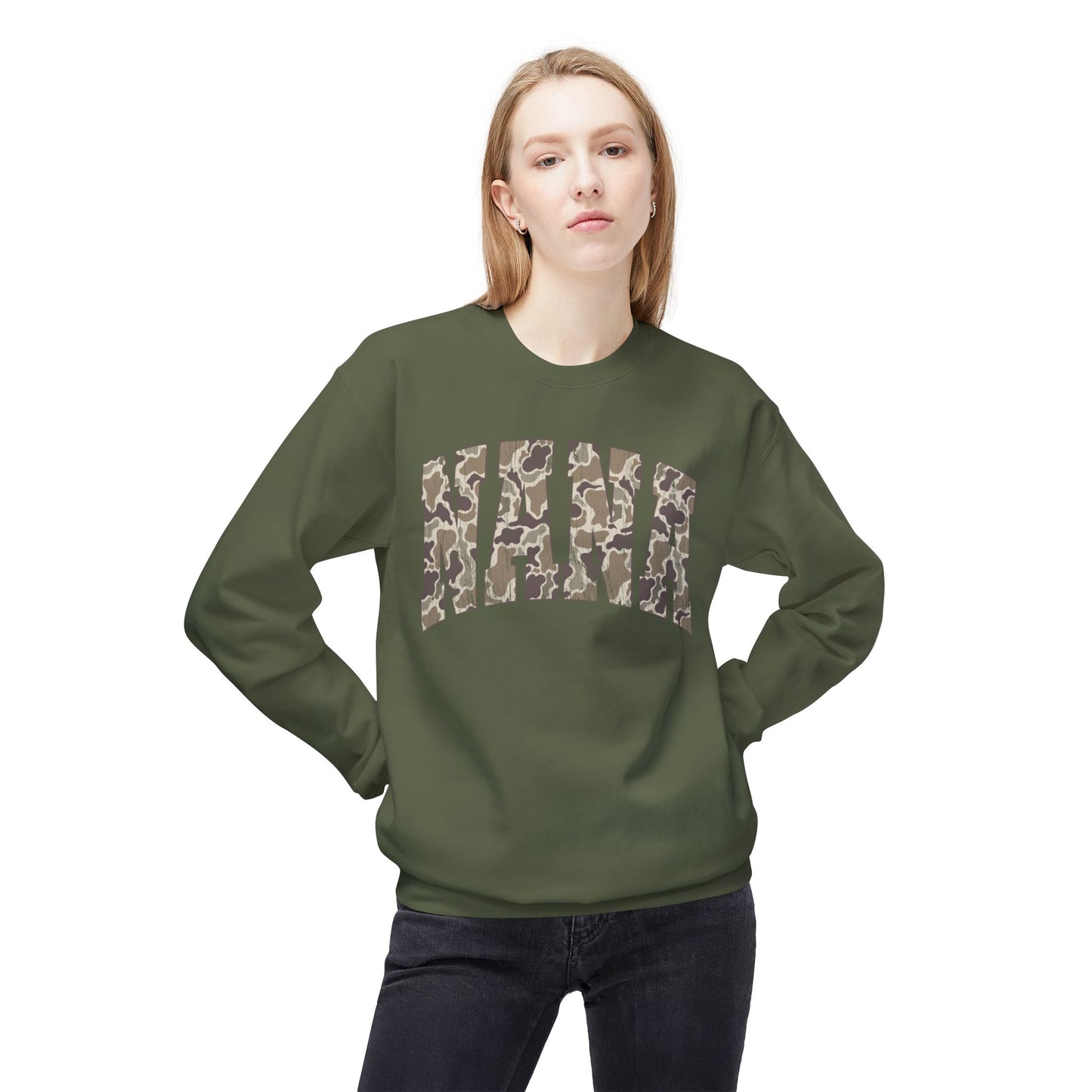 Nana Camo2 Crewneck Sweatshirt