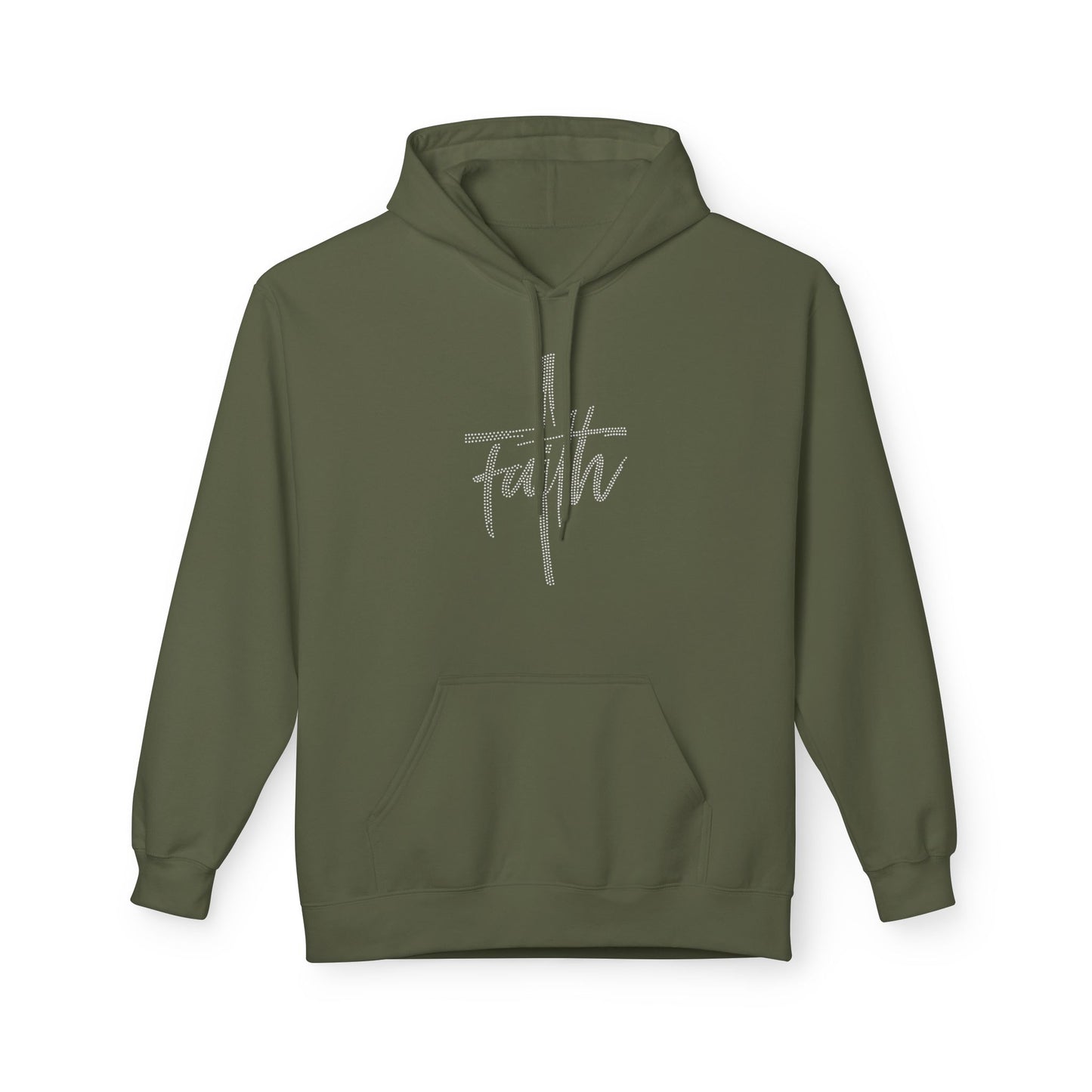 Faith Hoodie - Rhinestones