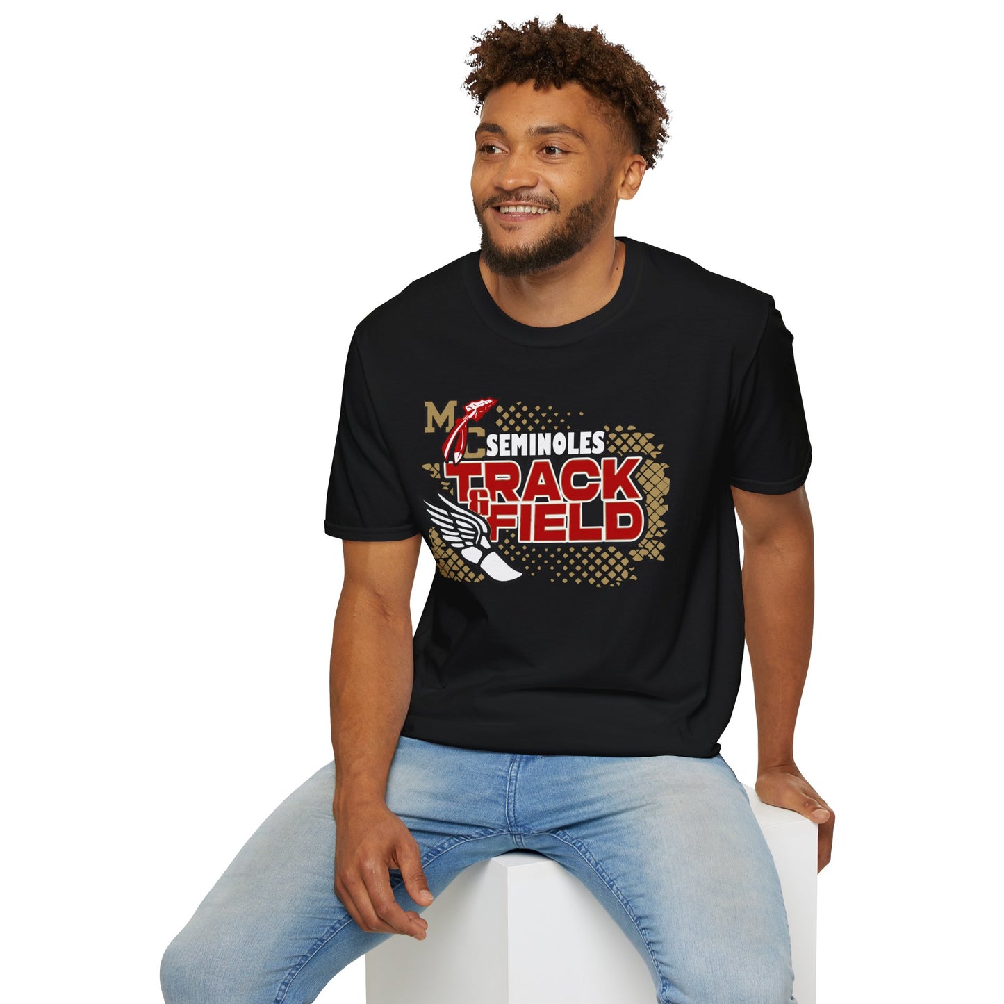 Seminoles Track & Field Unisex T-Shirt — Black