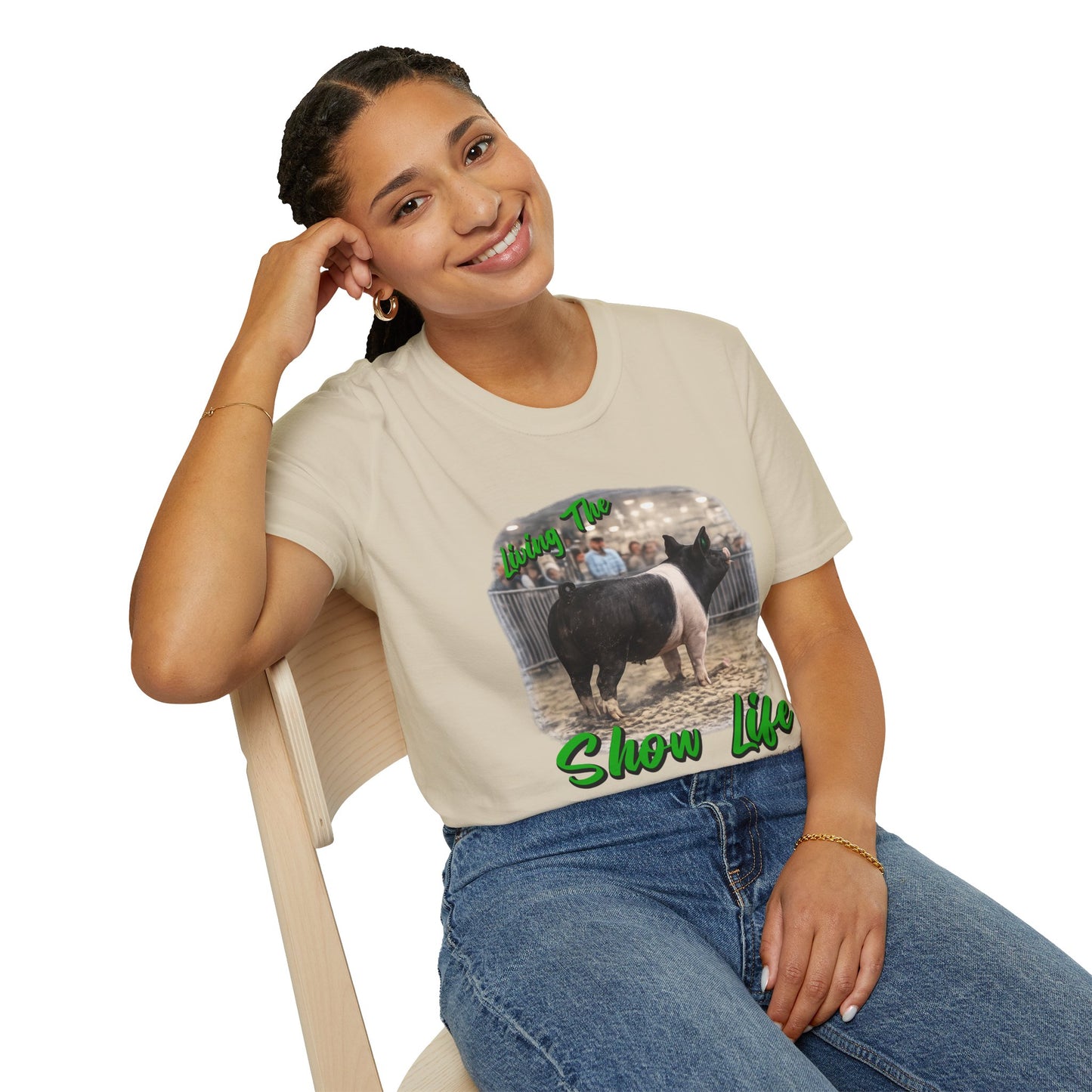 Living the Show Life - Pigs - Unisex T-Shirt
