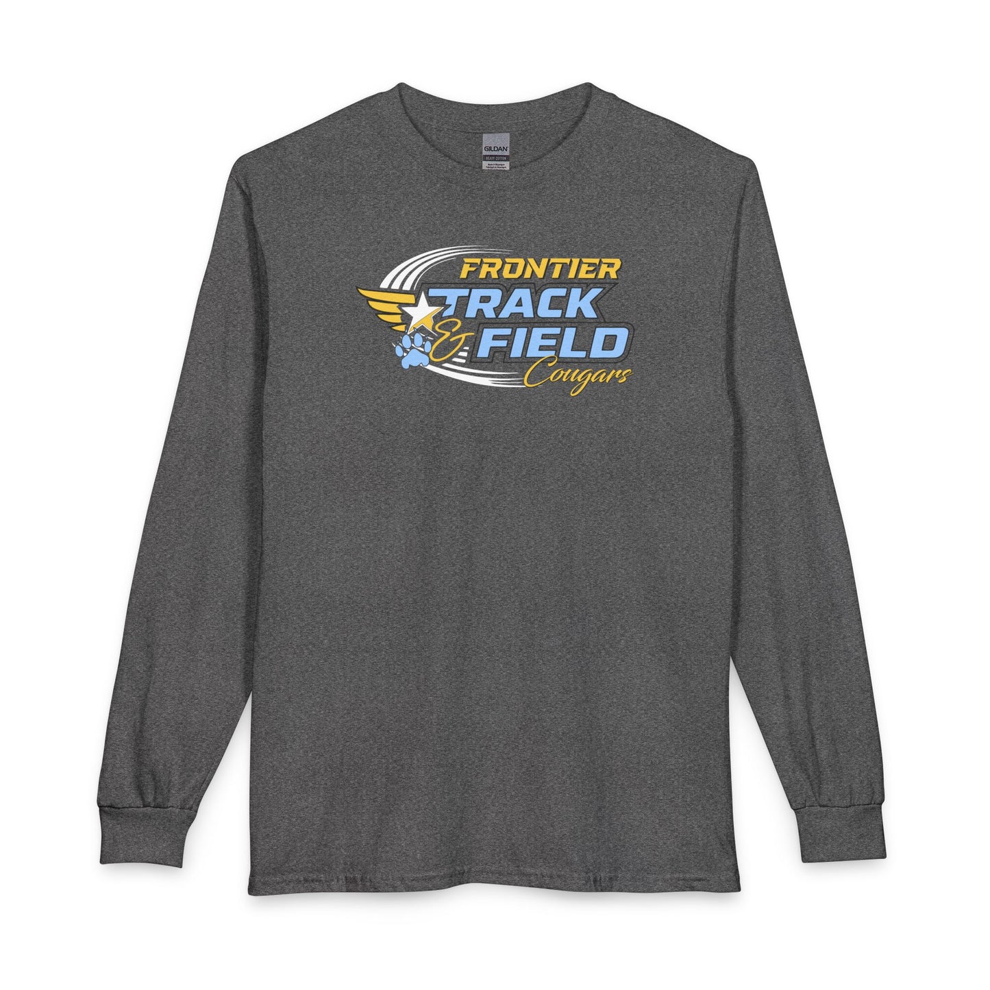Frontier Cougars Track & Field Long Sleeve T-Shirt