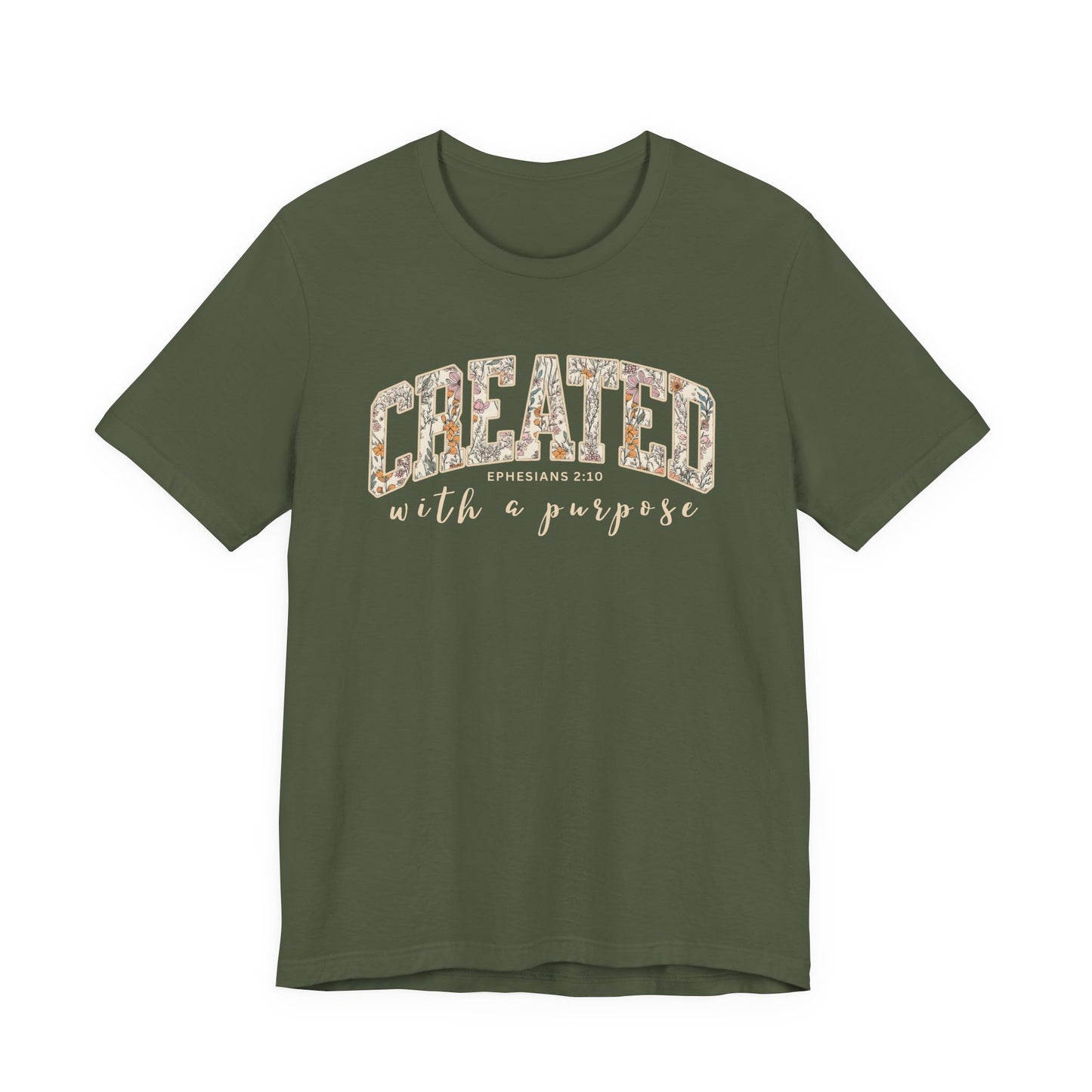Created with a purpose T-Shirt (Bella & Canvas)