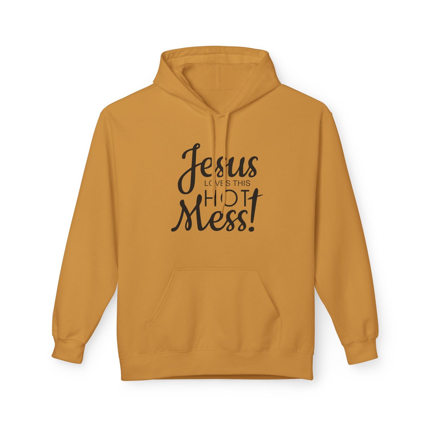 Jesus Loves This Hot Mess Hoodie (Gildan)