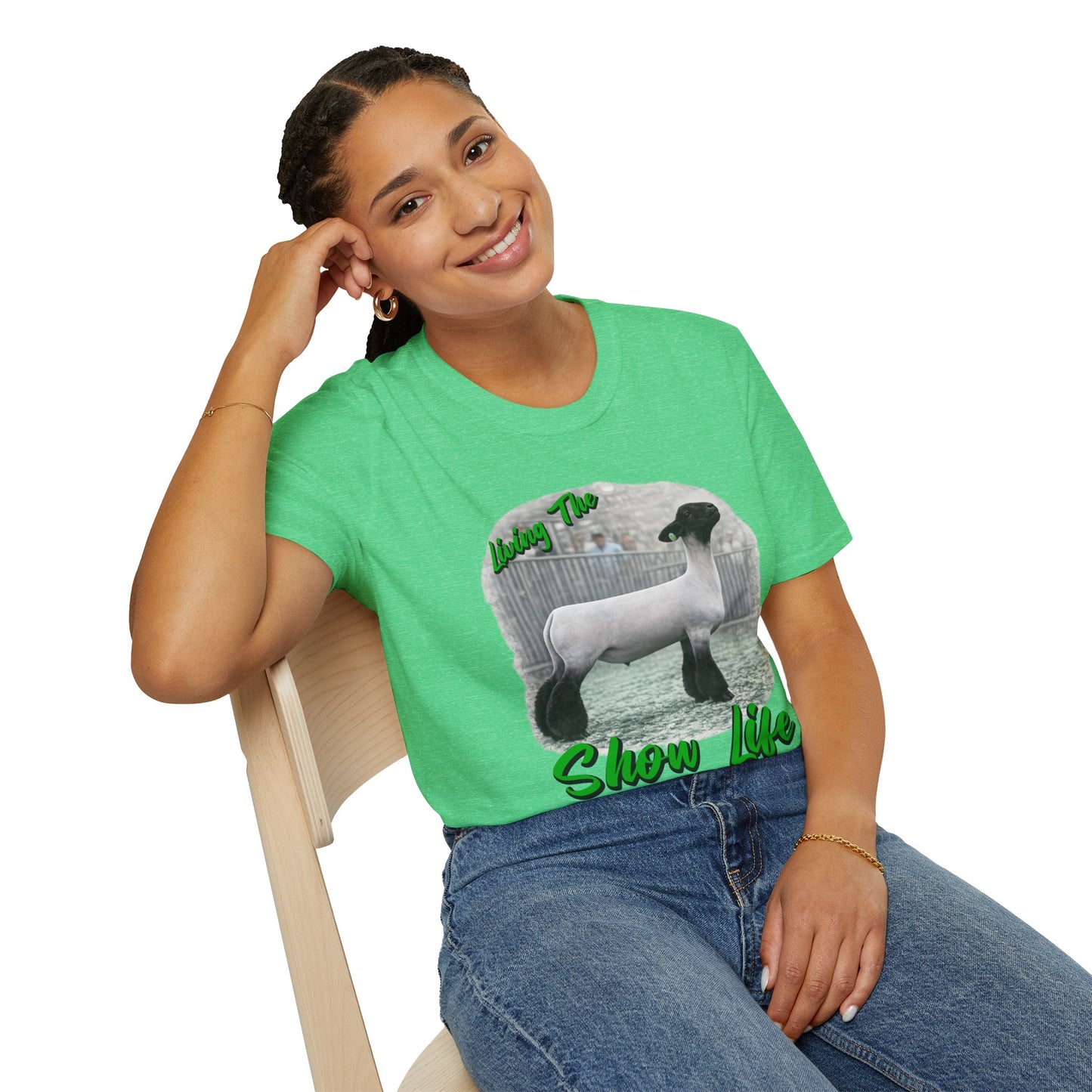 Living the Show Life - Sheep - Unisex T-Shirt