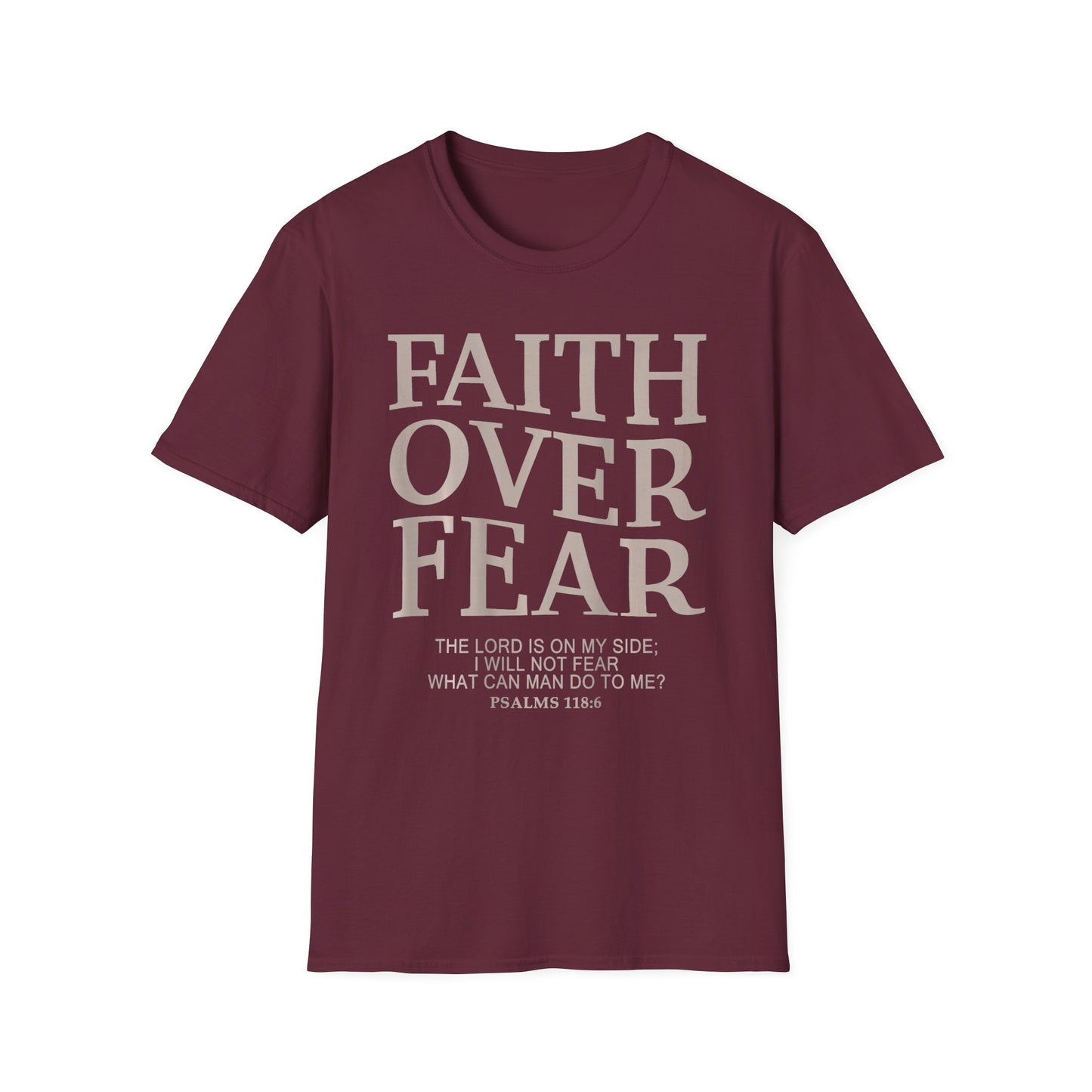 Faith Over Fear American Flag 6 T-Shirt