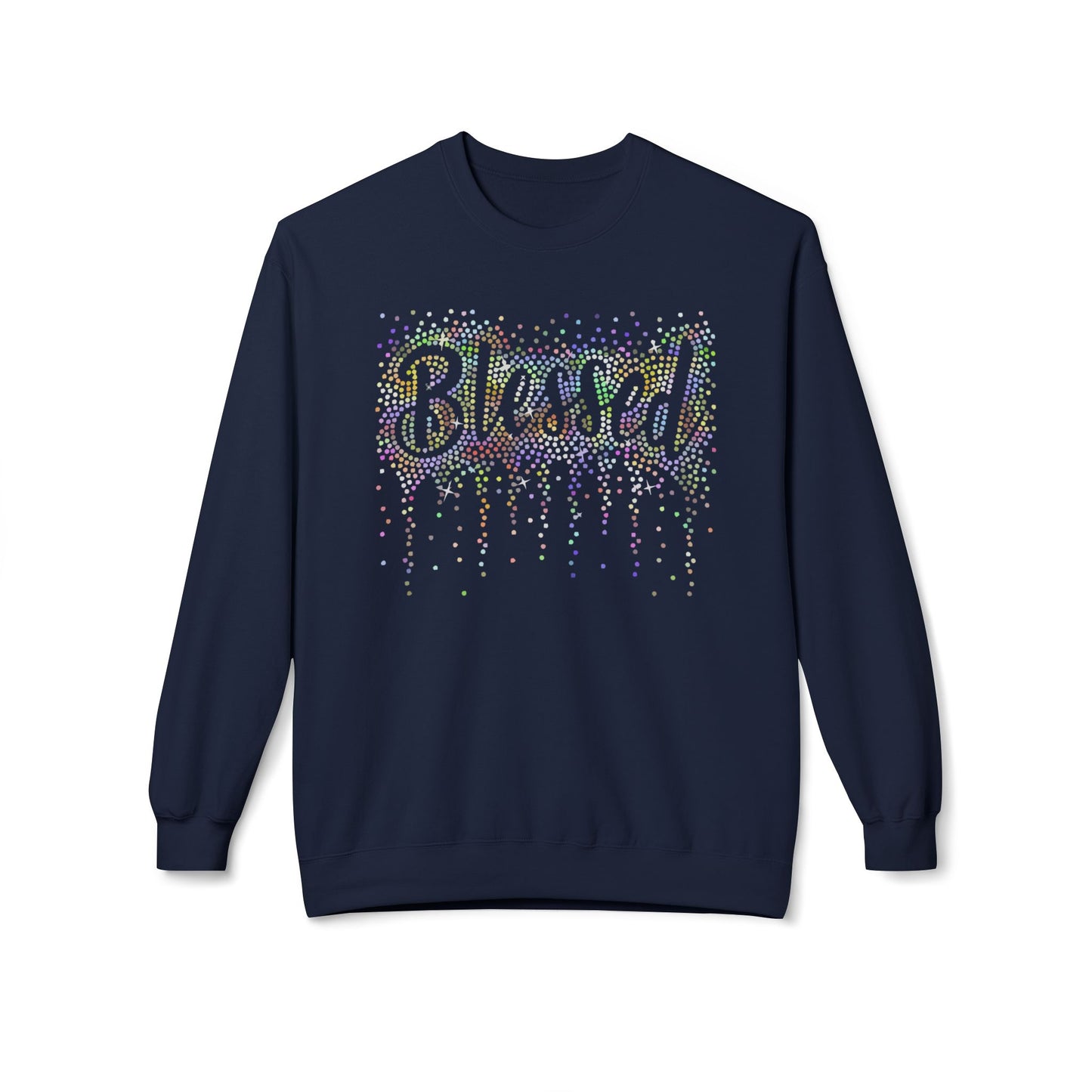 BLESSED - Holographic Rhinestones