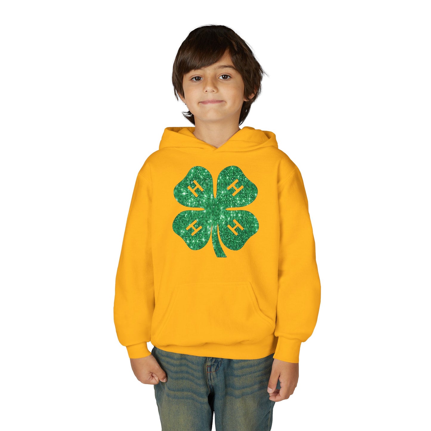 4-H GLITTER - Youth Hoodie