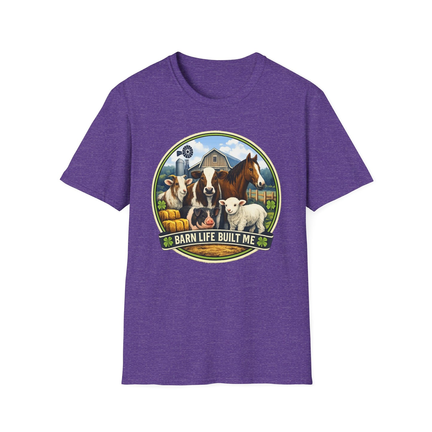 BARN LIFE BUILT ME - Large Animals - Unisex T-Shirt