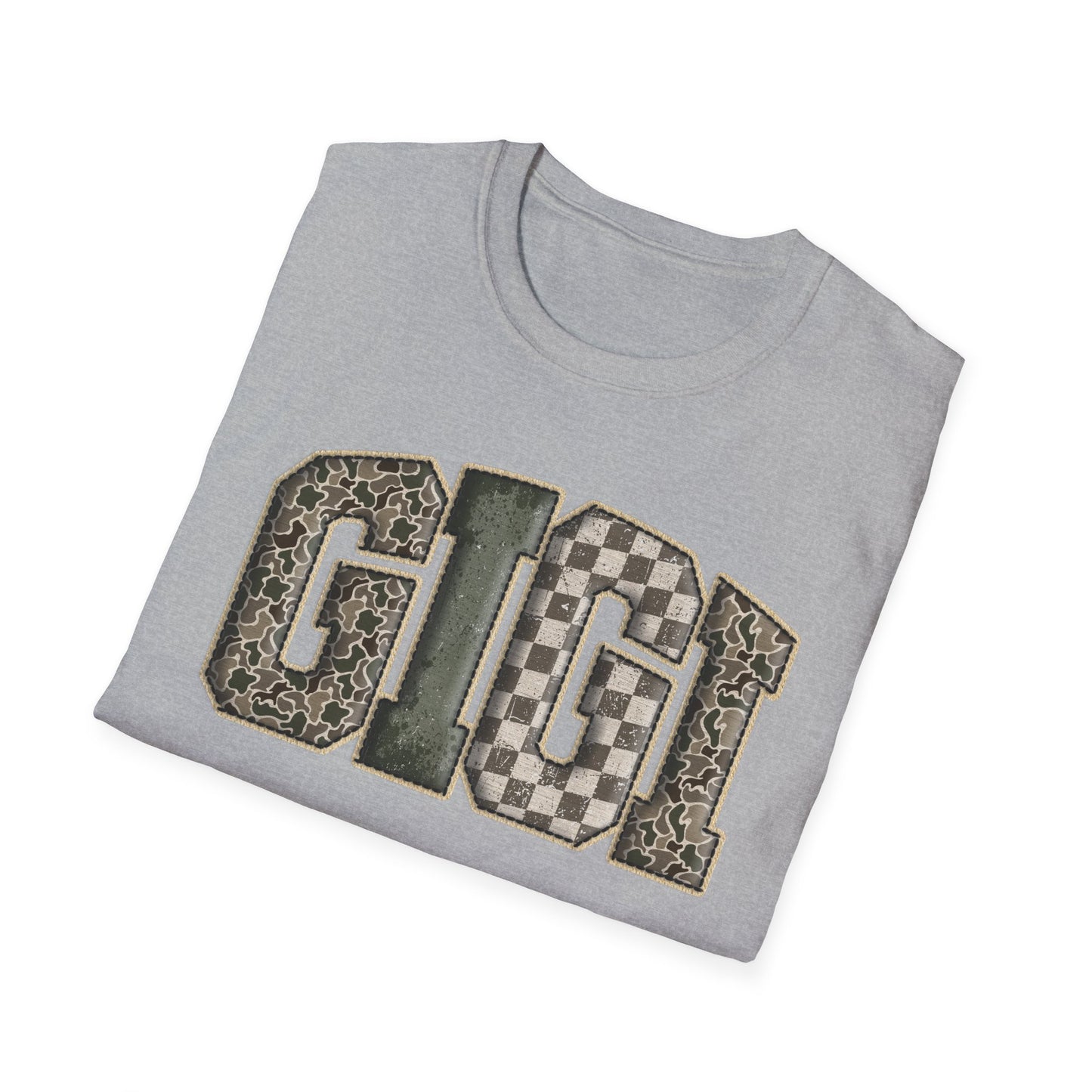 GIGI Camo Print T-Shirt