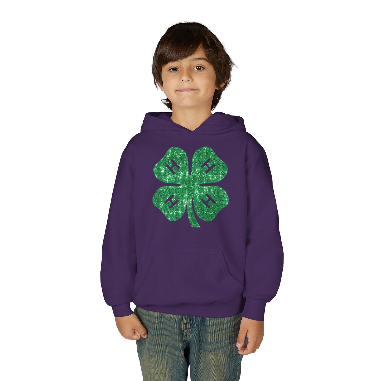 4-H GLITTER - Youth Hoodie