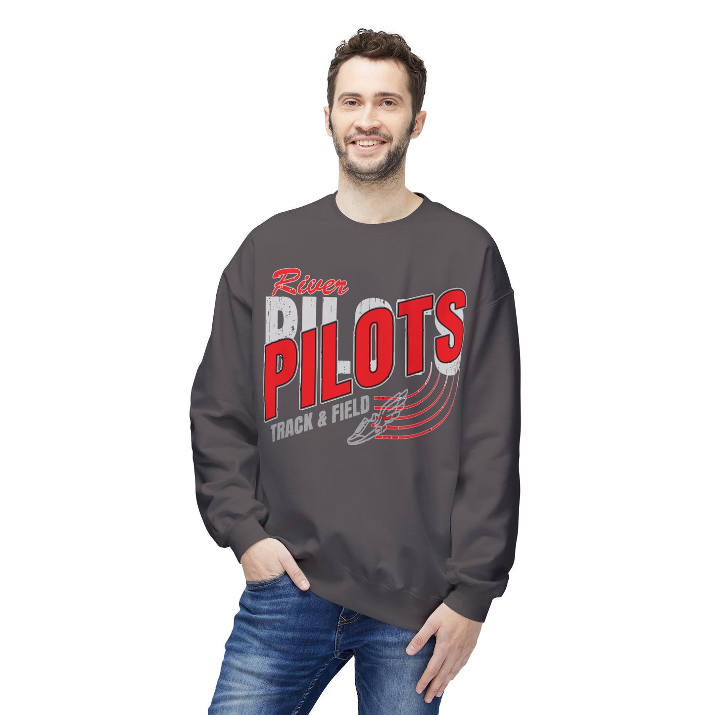 River Pilots Track & Field Crewneck Sweatshirt