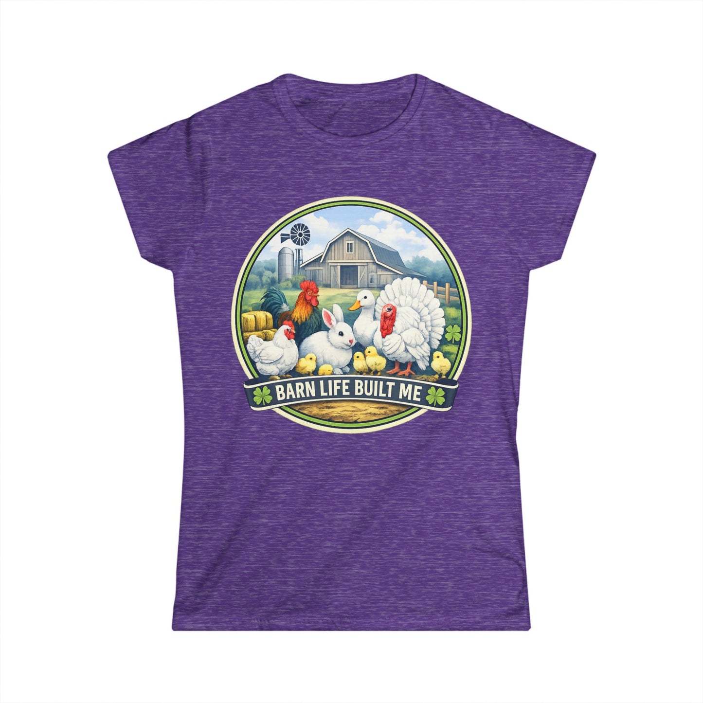 BARN LIFE BUILT ME- Small Animals - Women's T-Shirt