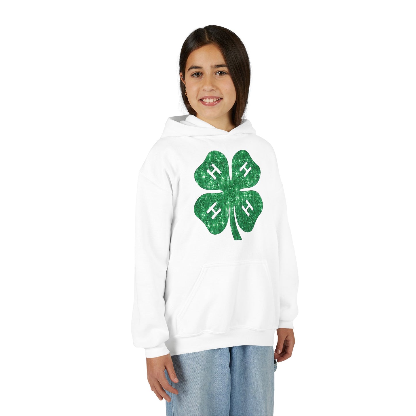 4-H GLITTER - Youth Hoodie