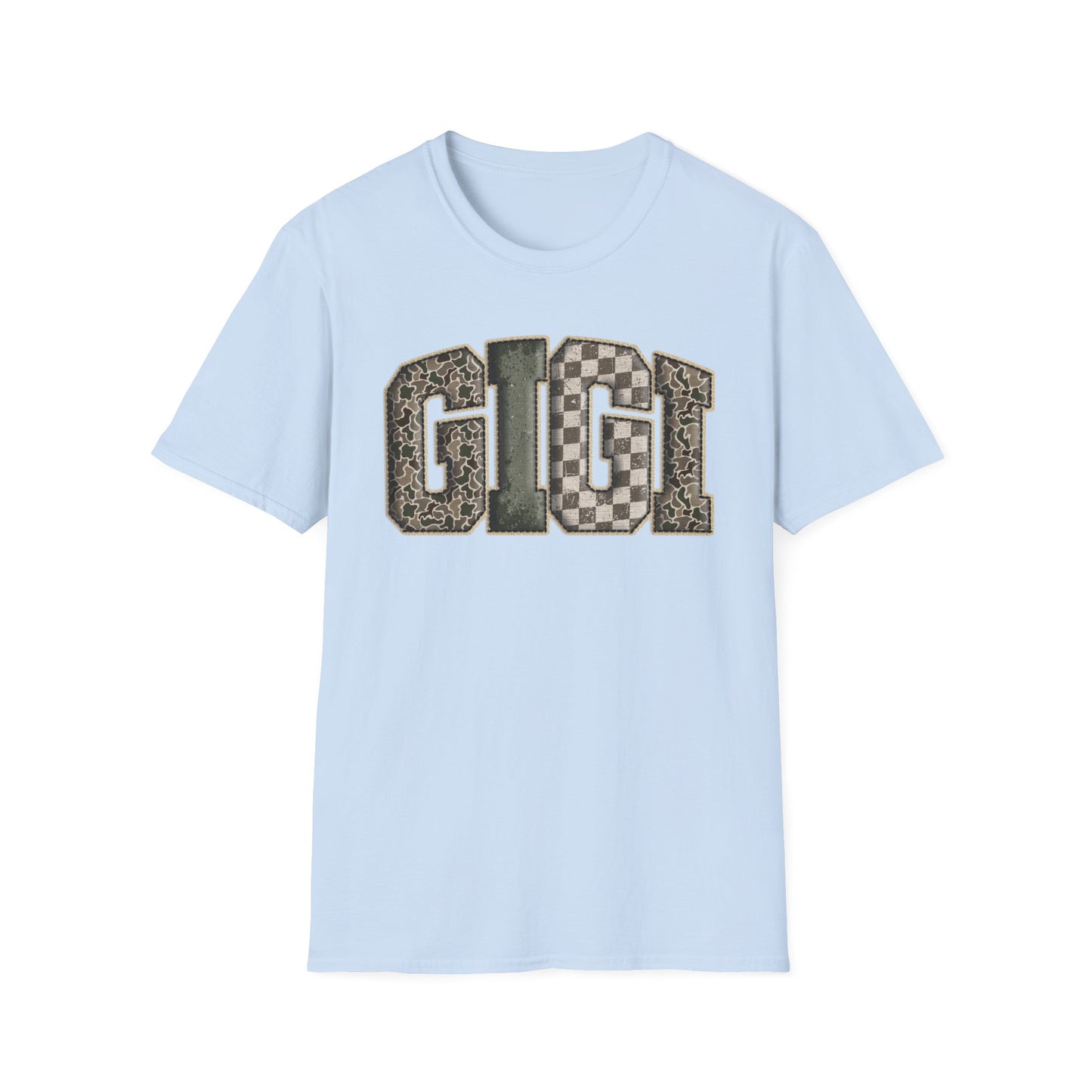 GIGI Camo Print T-Shirt