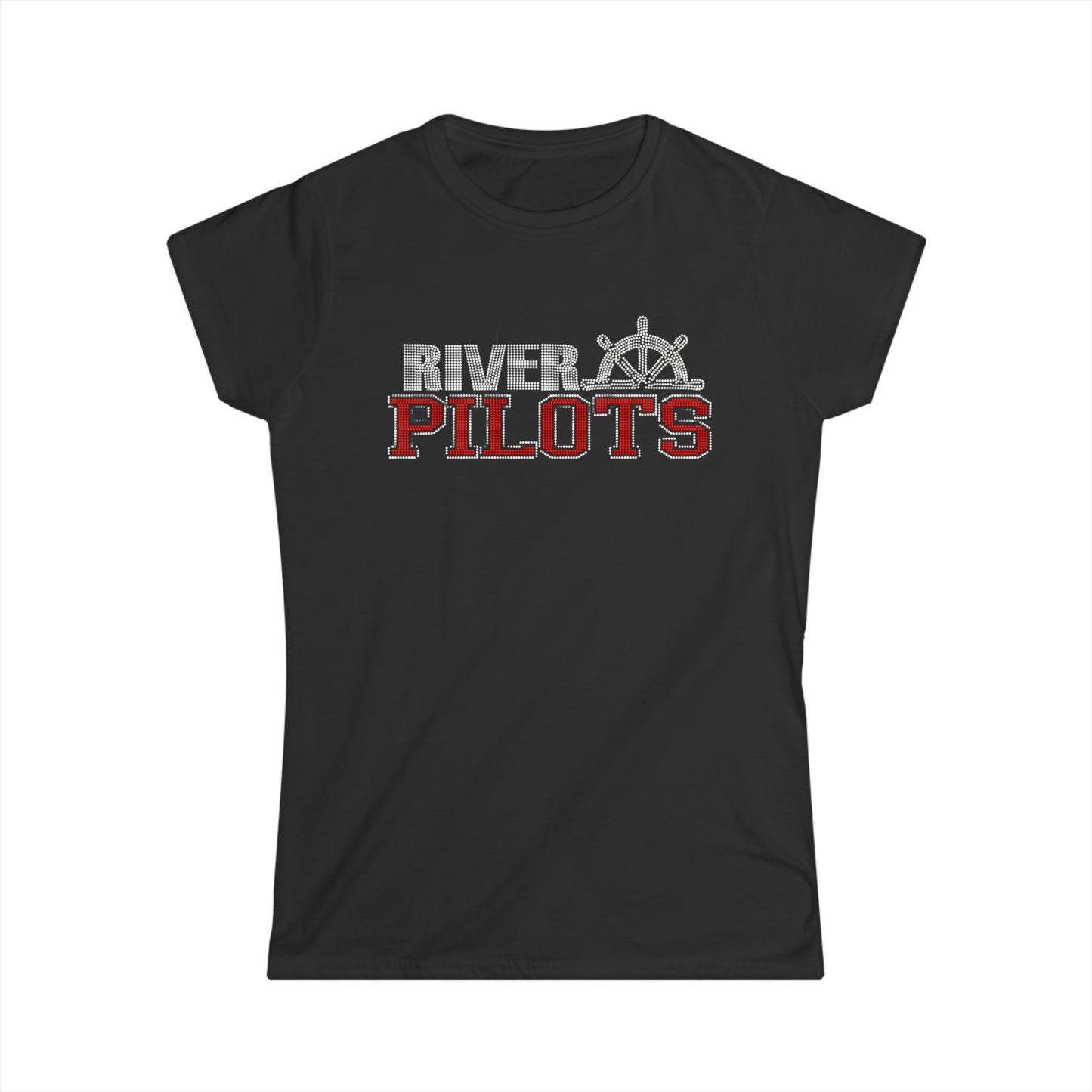 River Pilots Women's Tee — RHINESTONE DESIGN!