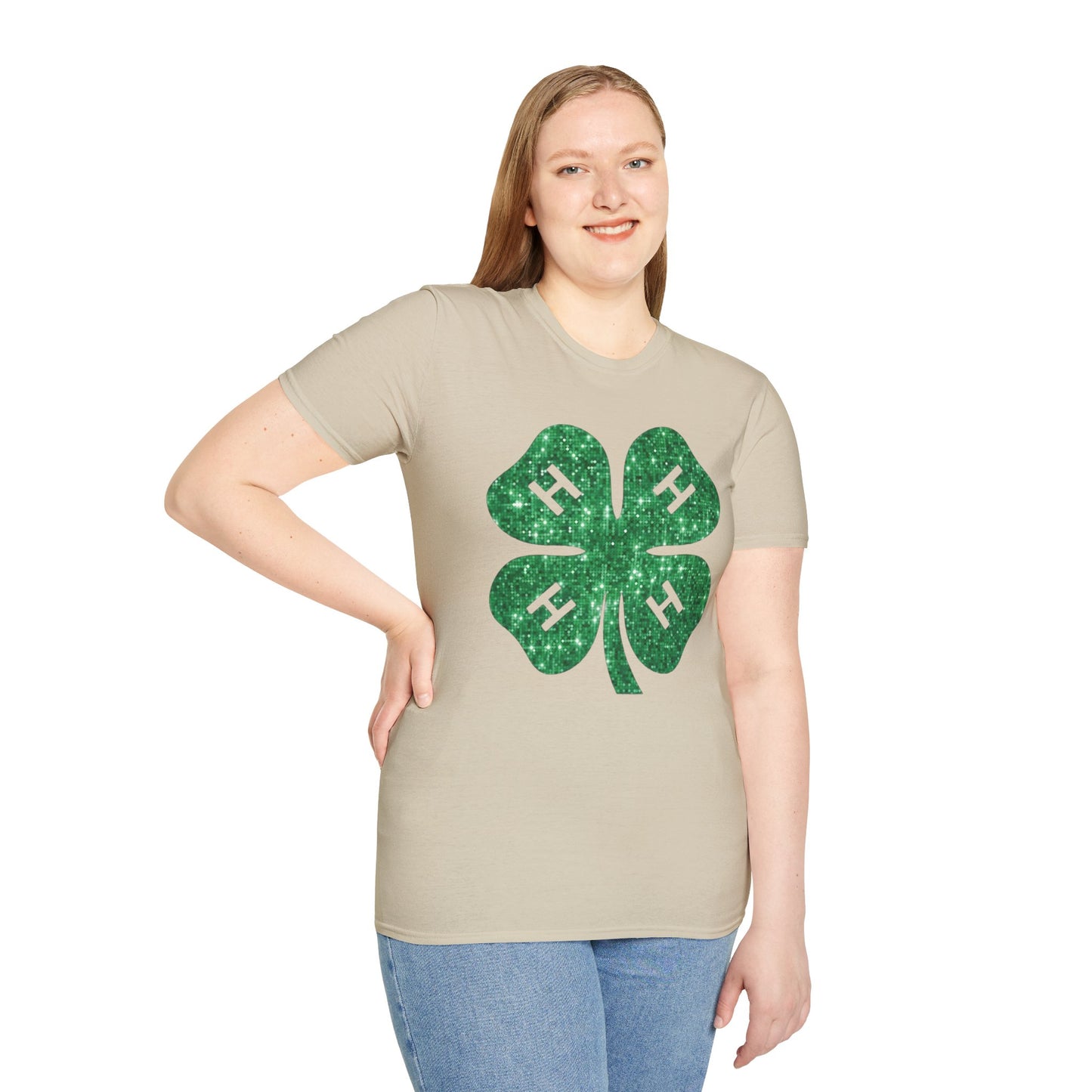 4-H GLITTER - Unisex T-Shirt