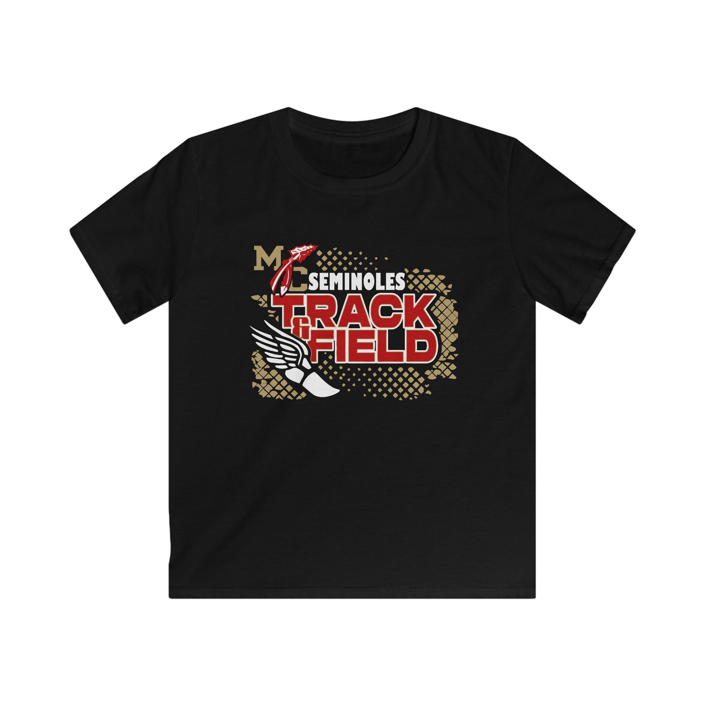 Seminoles Track & Field Youth Tee - Black