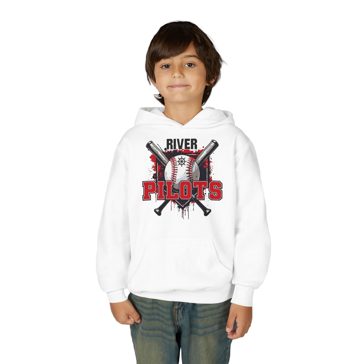 River Baseball 2 Youth Hoodie