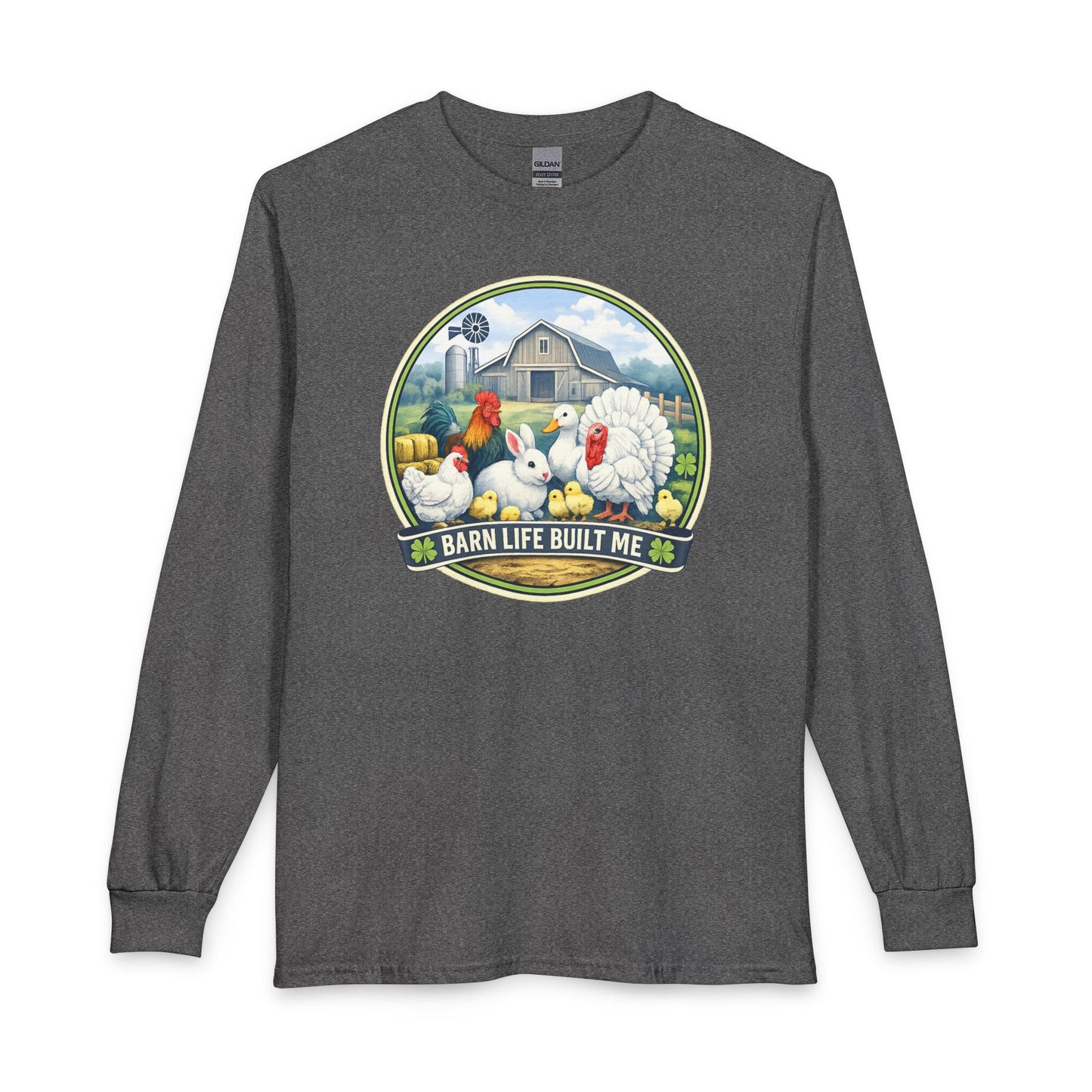 BARN LIFE BUILT ME - Small Animals - Long Sleeve T-Shirt