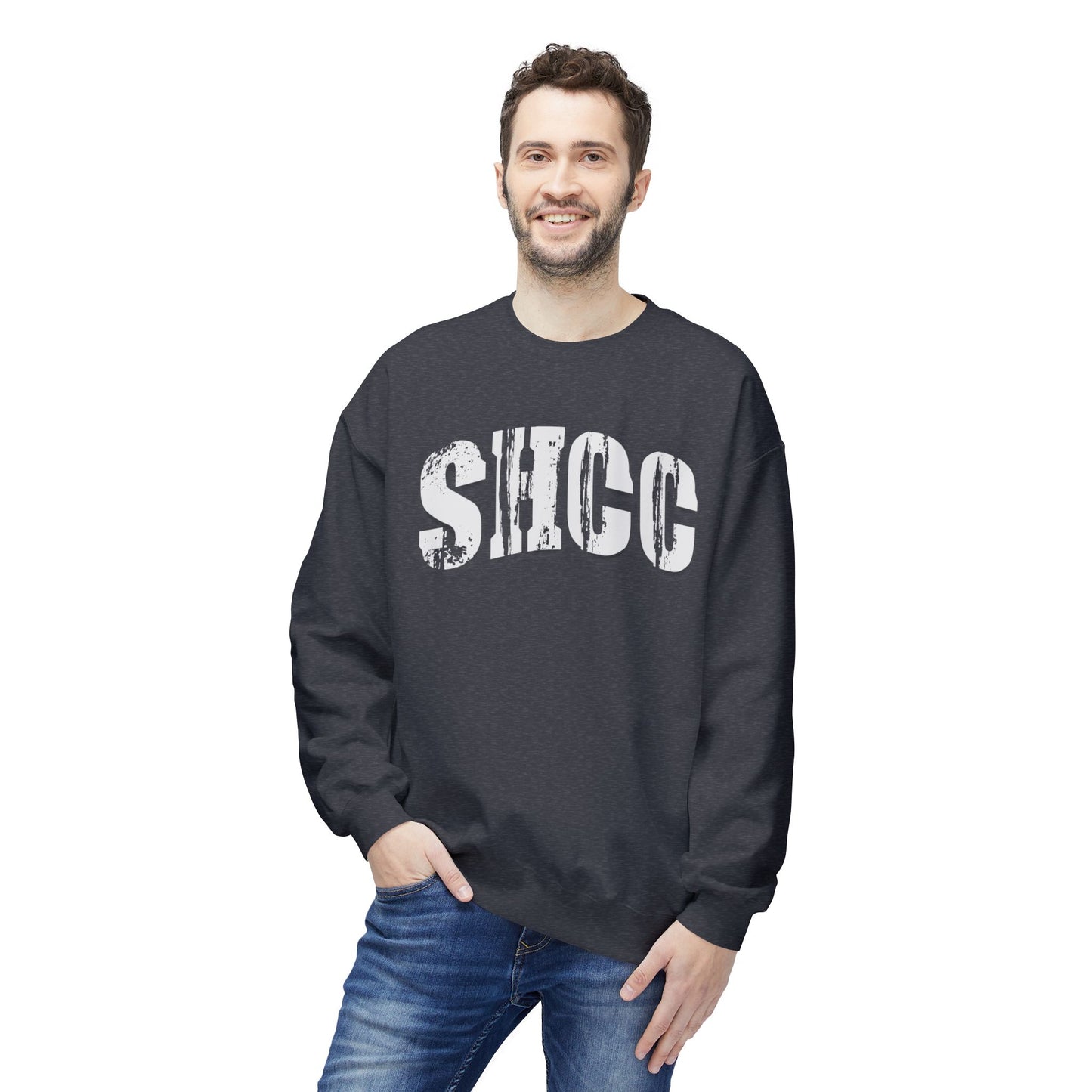 SHCC Distressed Vintage Logo Crewneck Sweatshirt