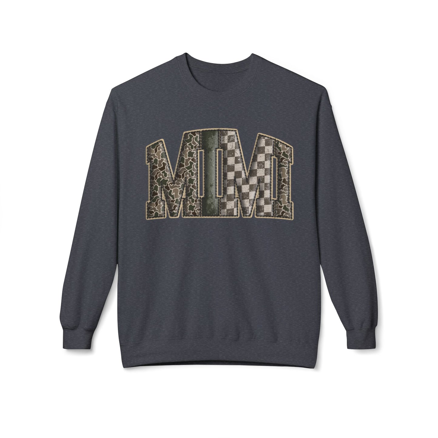 MIMI Camo Crewneck Sweatshirt