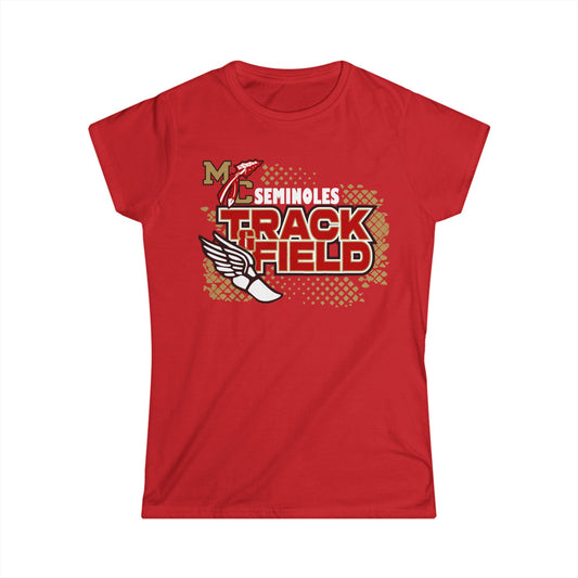 Seminoles Track & Field Women's Tee — Red
