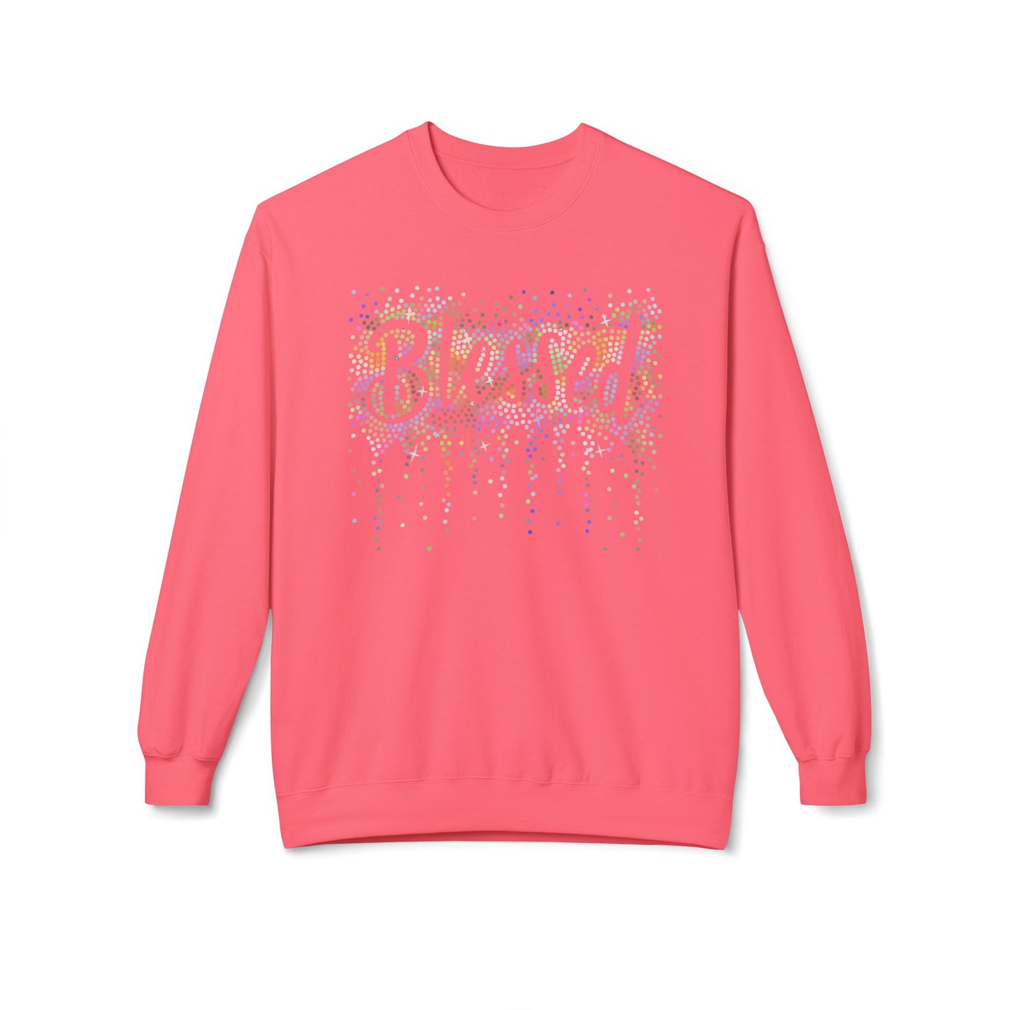 BLESSED - Holographic Rhinestones