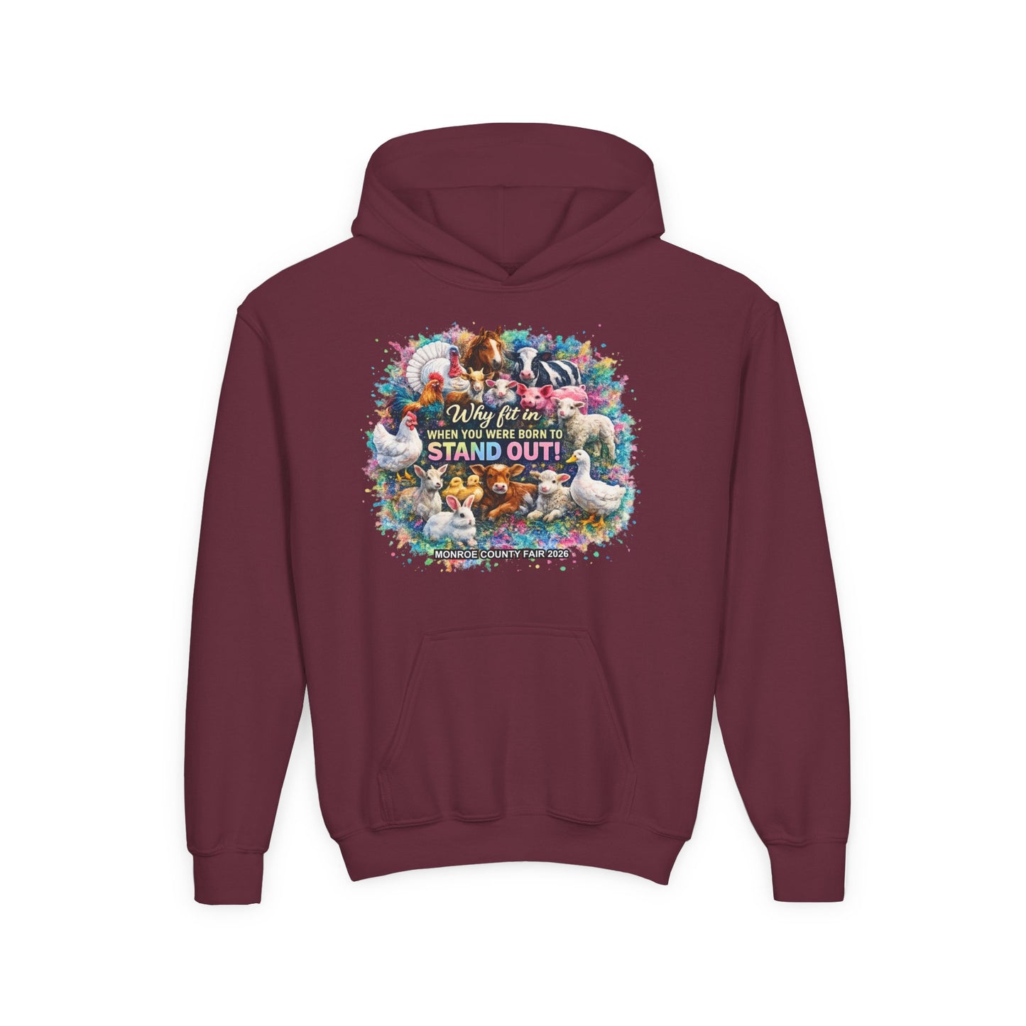 MONROE COUNTY FAIR 2026 - Youth Hoodie