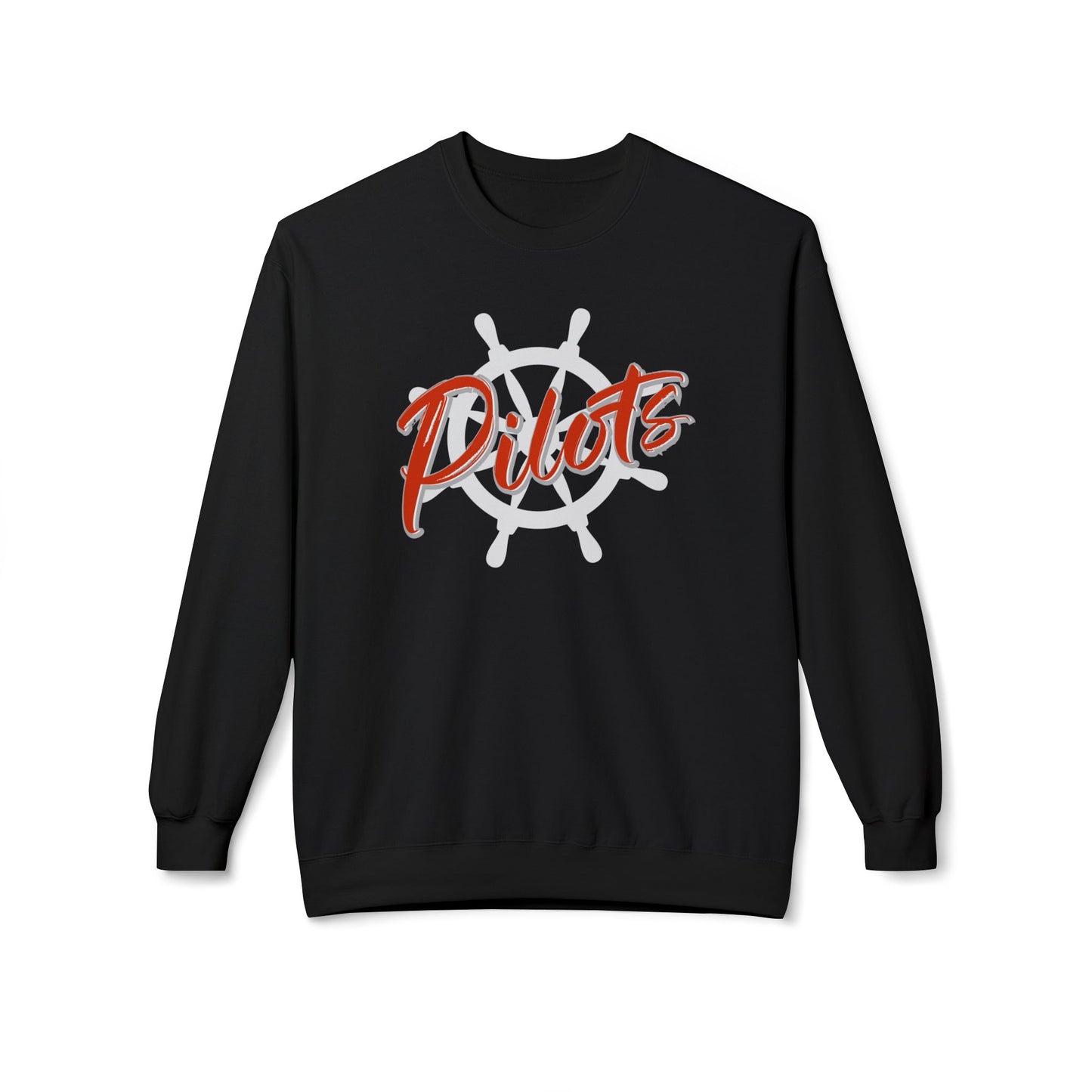 Pilots Nautical Wheel Crewneck Sweatshirt