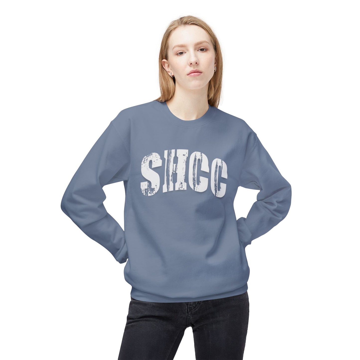SHCC Distressed Vintage Logo Crewneck Sweatshirt