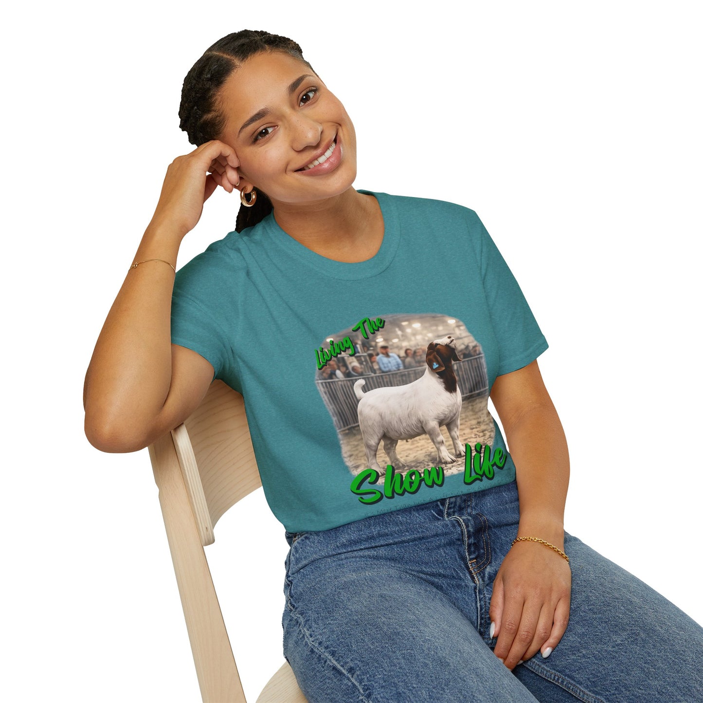 Living the Show Life - Goats - Unisex T-Shirt