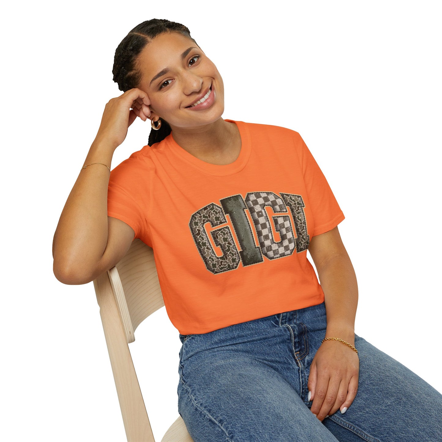 GIGI Camo Print T-Shirt