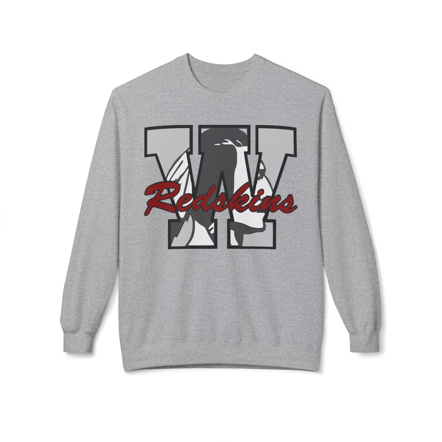 Woodsfield Redskins Letter Crewneck Sweatshirt