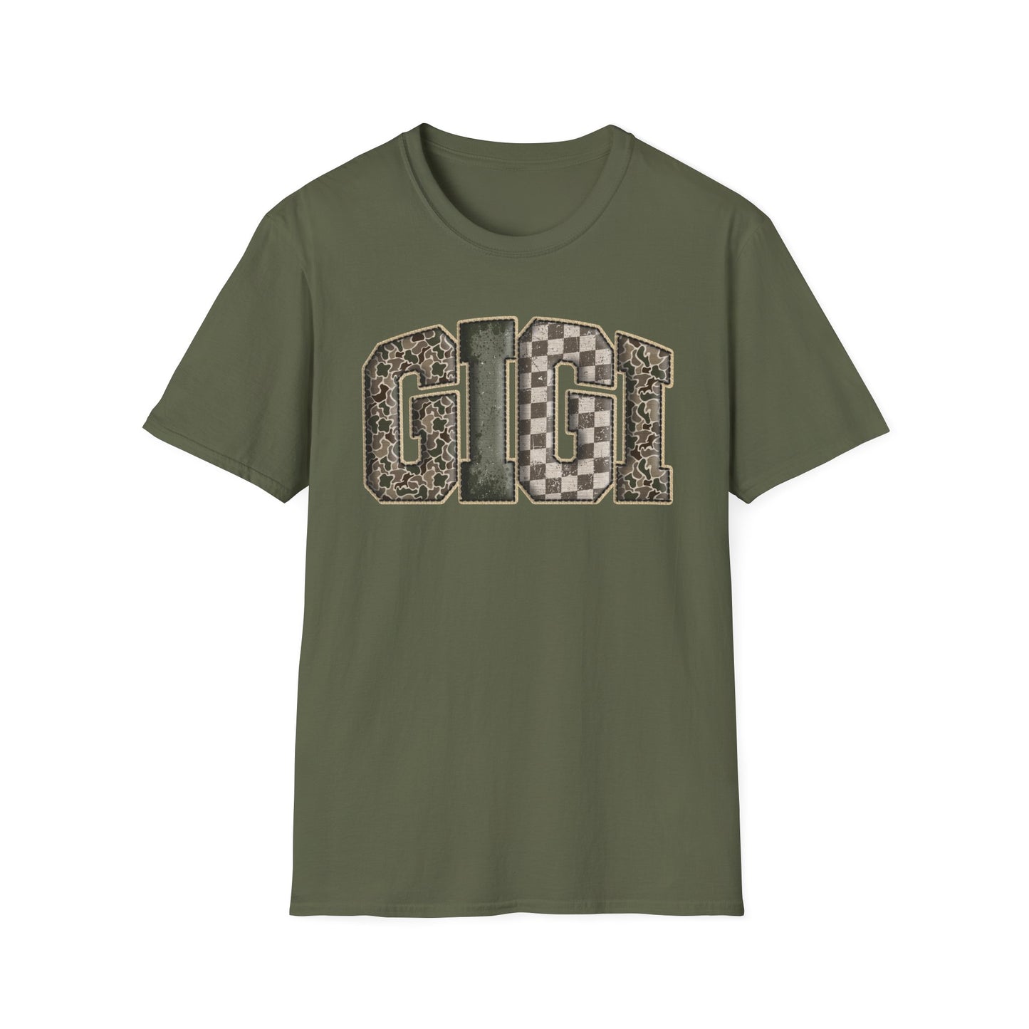 GIGI Camo Print T-Shirt