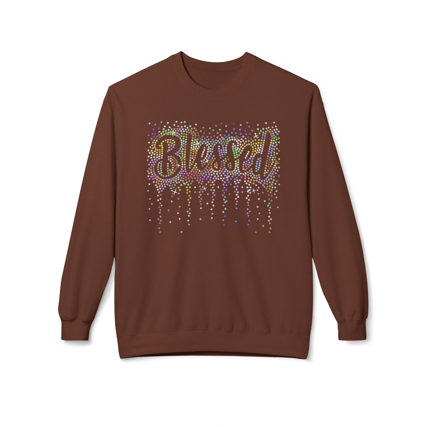 BLESSED - Holographic Rhinestones